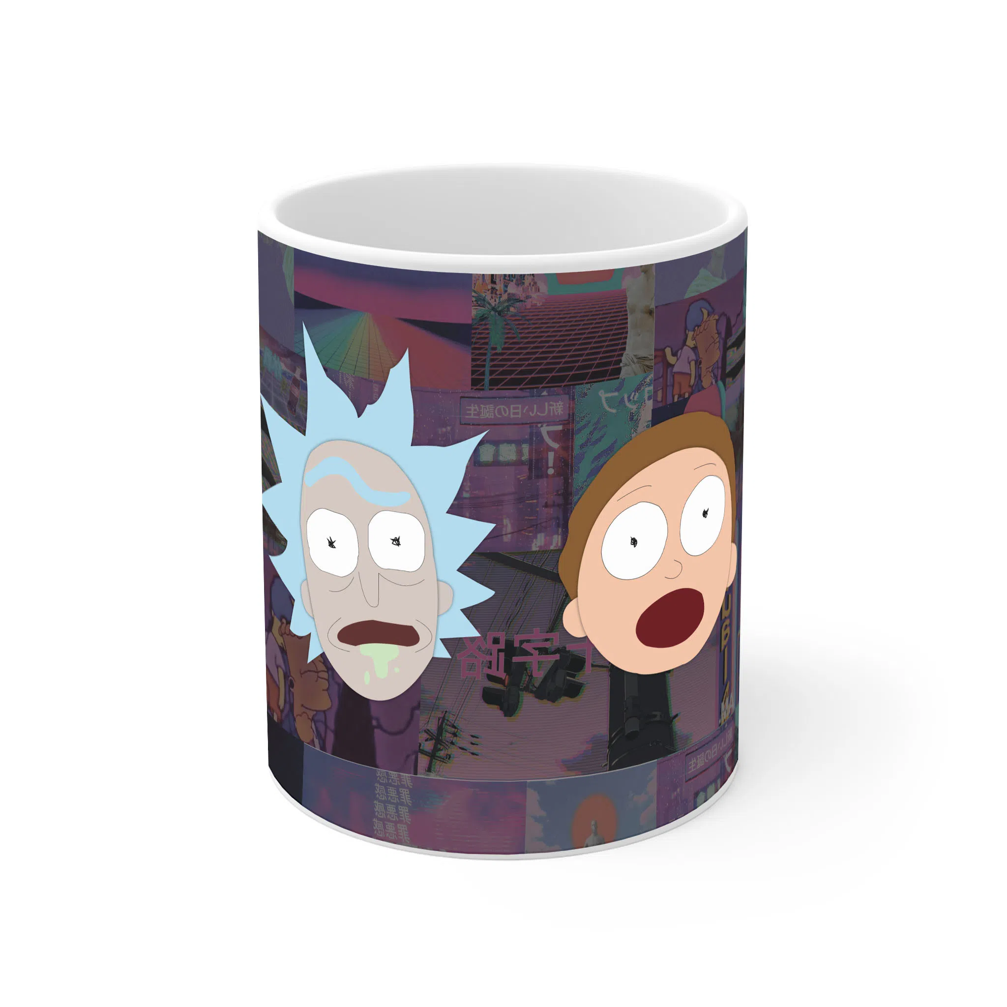 ماگ لیمینات طرح سریال ریک و مورتی Rick and Morty کد NM4901