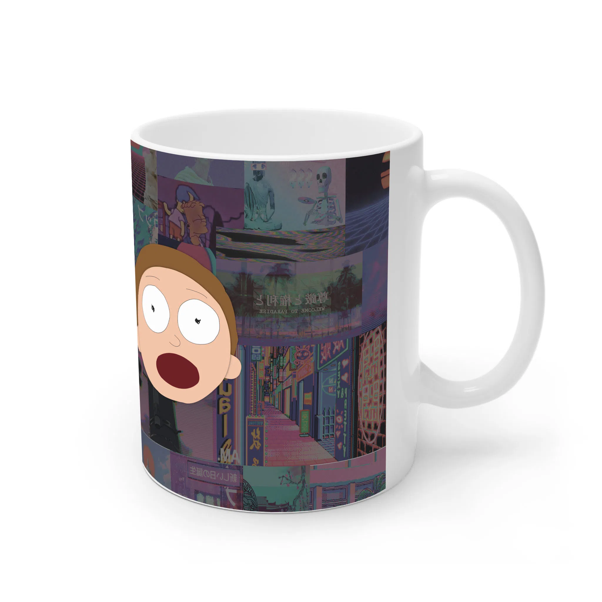 ماگ لیمینات طرح سریال ریک و مورتی Rick and Morty کد NM4901 — تصویر 2