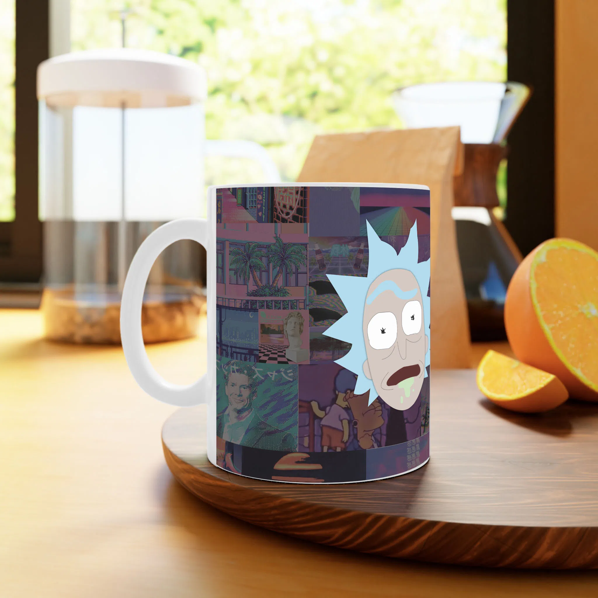 ماگ لیمینات طرح سریال ریک و مورتی Rick and Morty کد NM4901 — تصویر 4