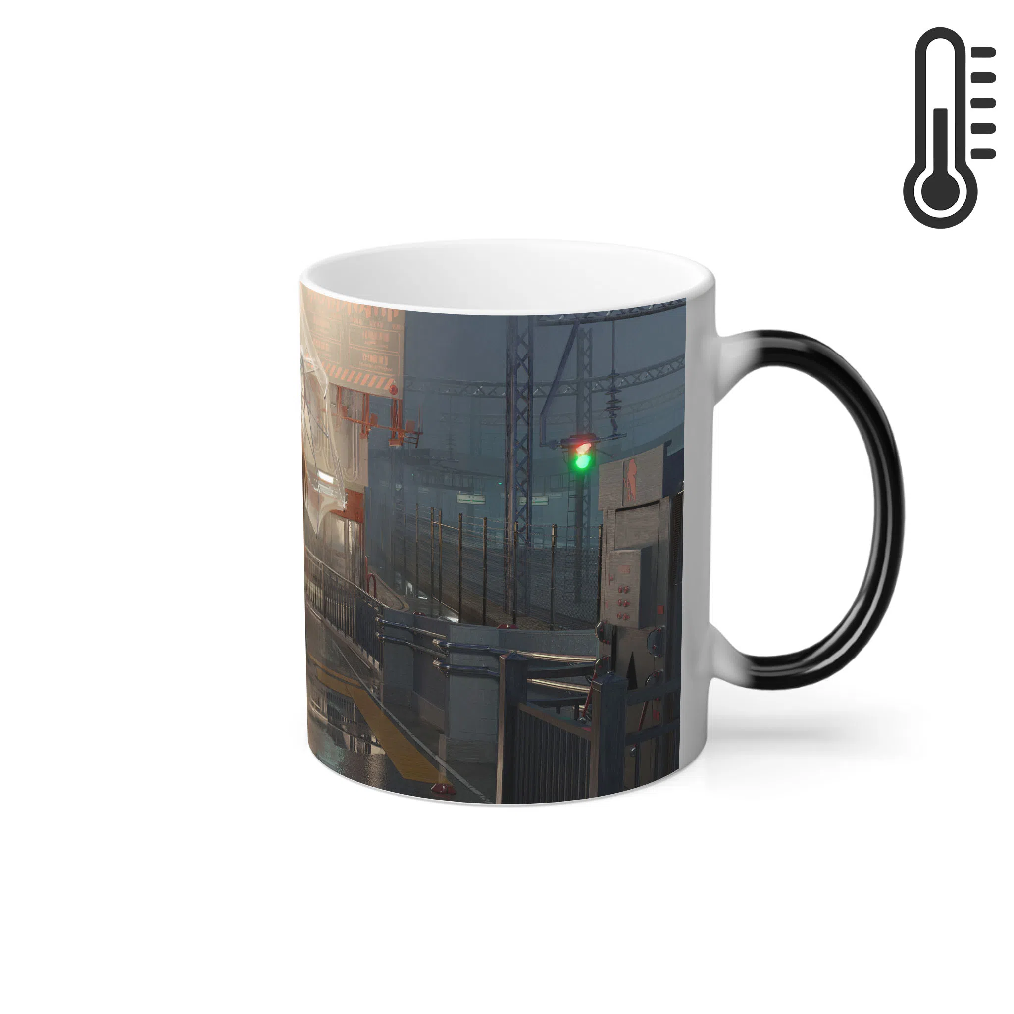 ماگ حرارتی لیمینات طرح انیمه Evangelion کد NM0801 — تصویر 2