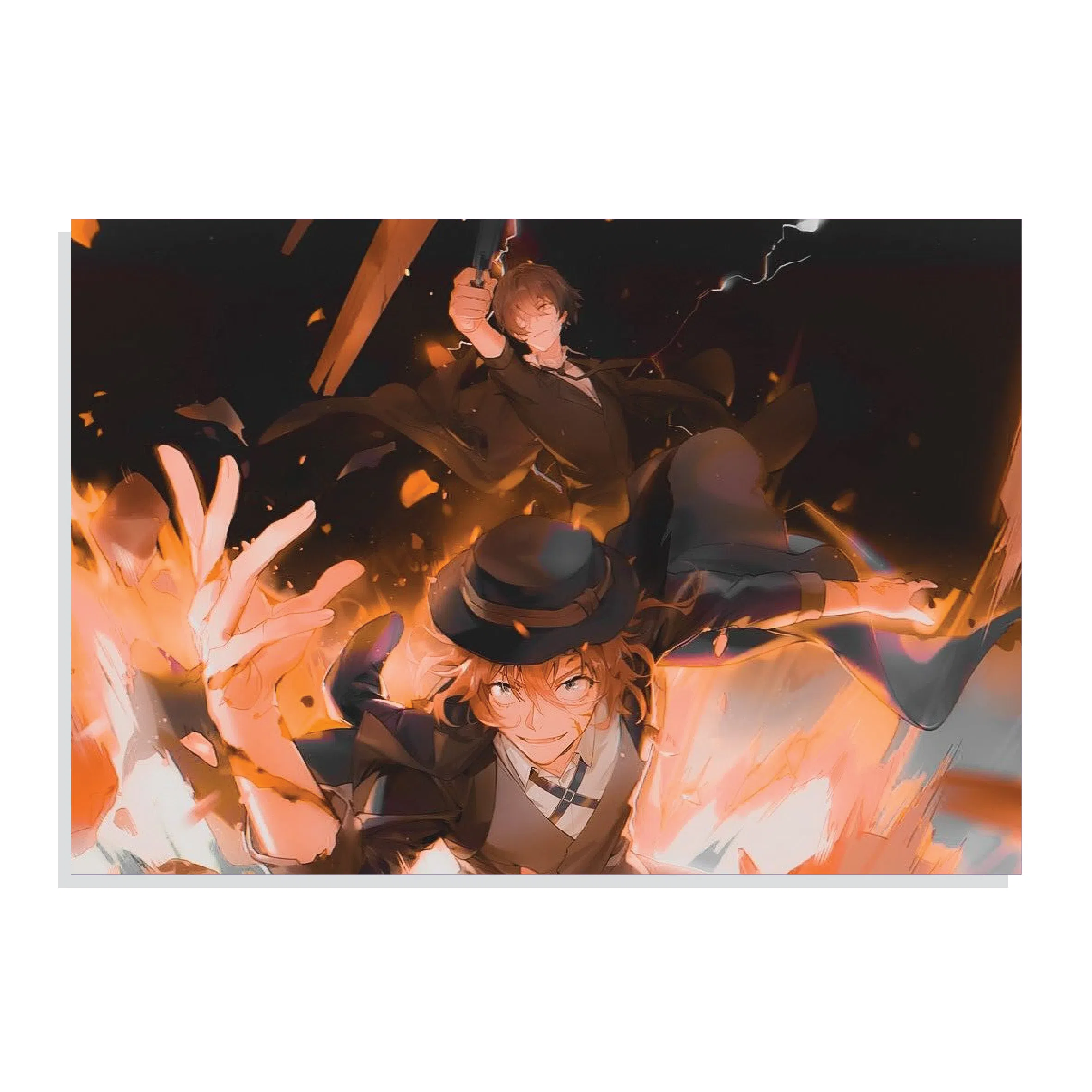 پوستر طرح انیمه سگ های ولگرد بانگو مدل M0256 M0256 Bungo Stray Dogs Anime Chassis Panel