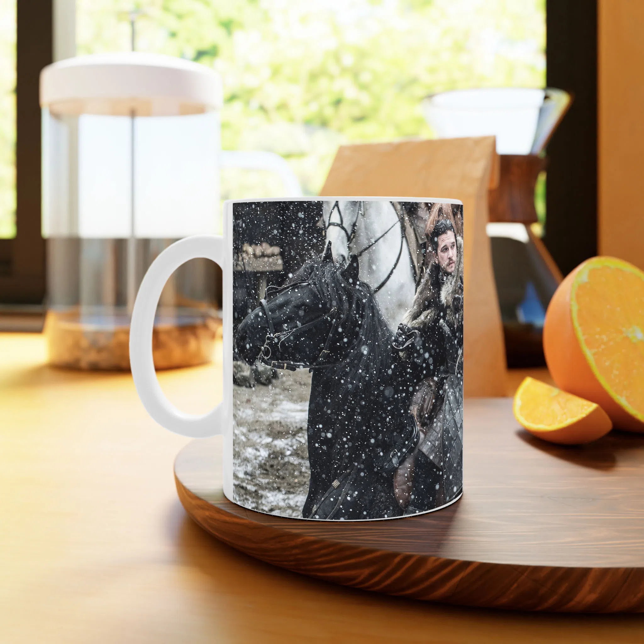 ماگ لیمینات طرح سریال بازی تاج و تخت Game of Thrones کد NM4217 — تصویر 3