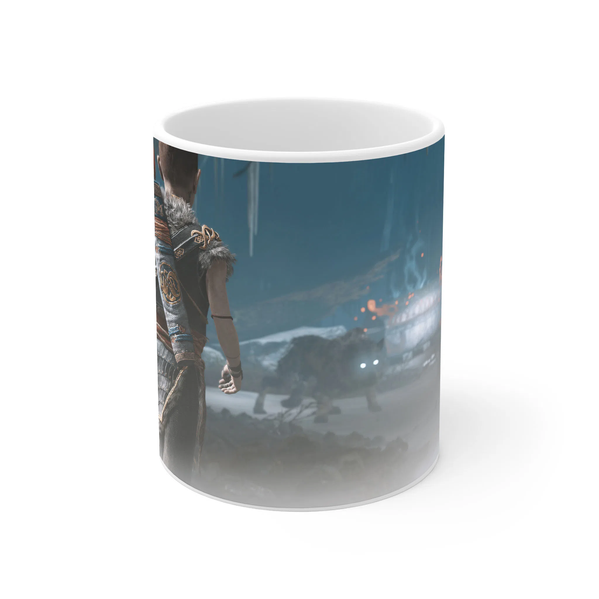 ماگ لیمینات طرح بازی خدای جنگ گاد آف وار God of War Kratos Game کد NM7765 — تصویر 2