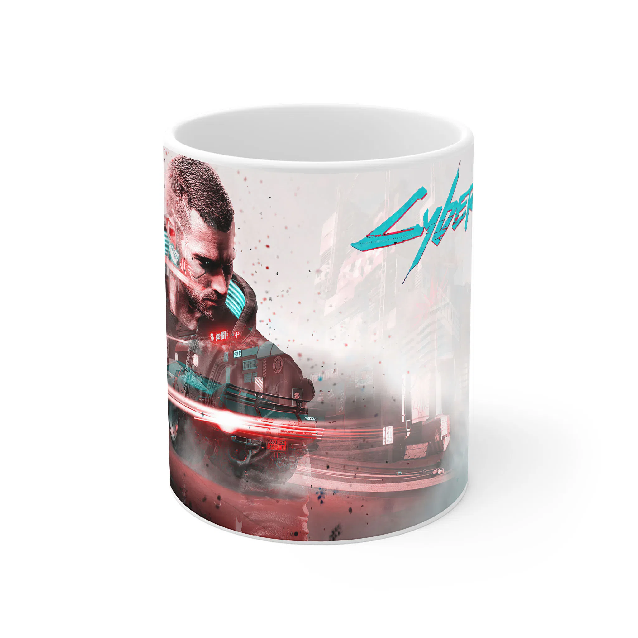 ماگ لیمینات طرح بازی سایبرپانک Cyberpunk 2077 Game کد NM6513 — تصویر 2