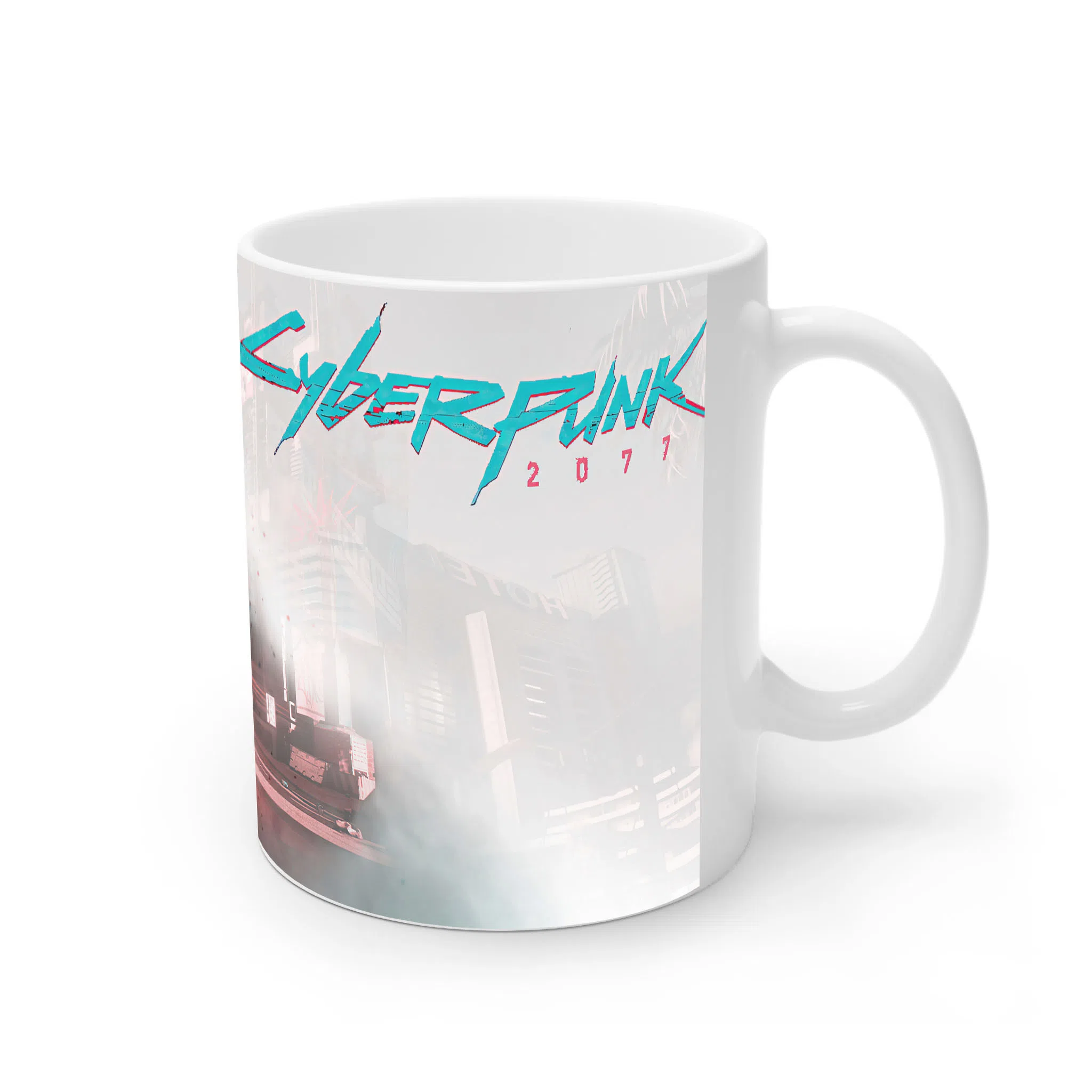 ماگ لیمینات طرح بازی سایبرپانک Cyberpunk 2077 Game کد NM6513 — تصویر 4