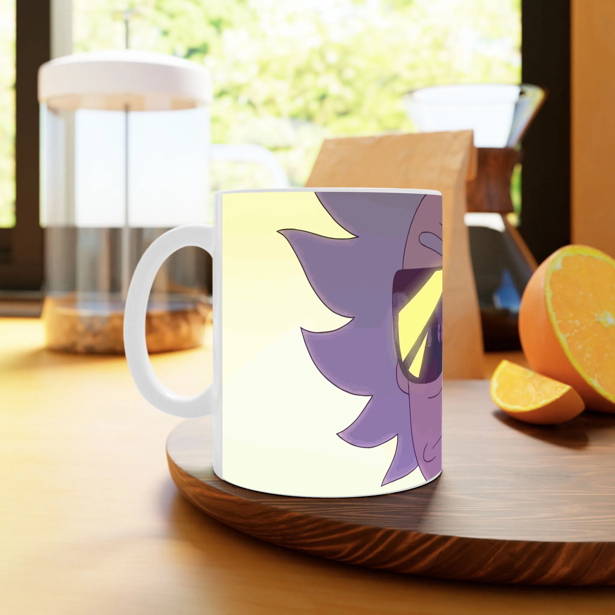 ماگ لیمینات طرح سریال ریک و مورتی Rick and Morty کد NM4938 — تصویر 2