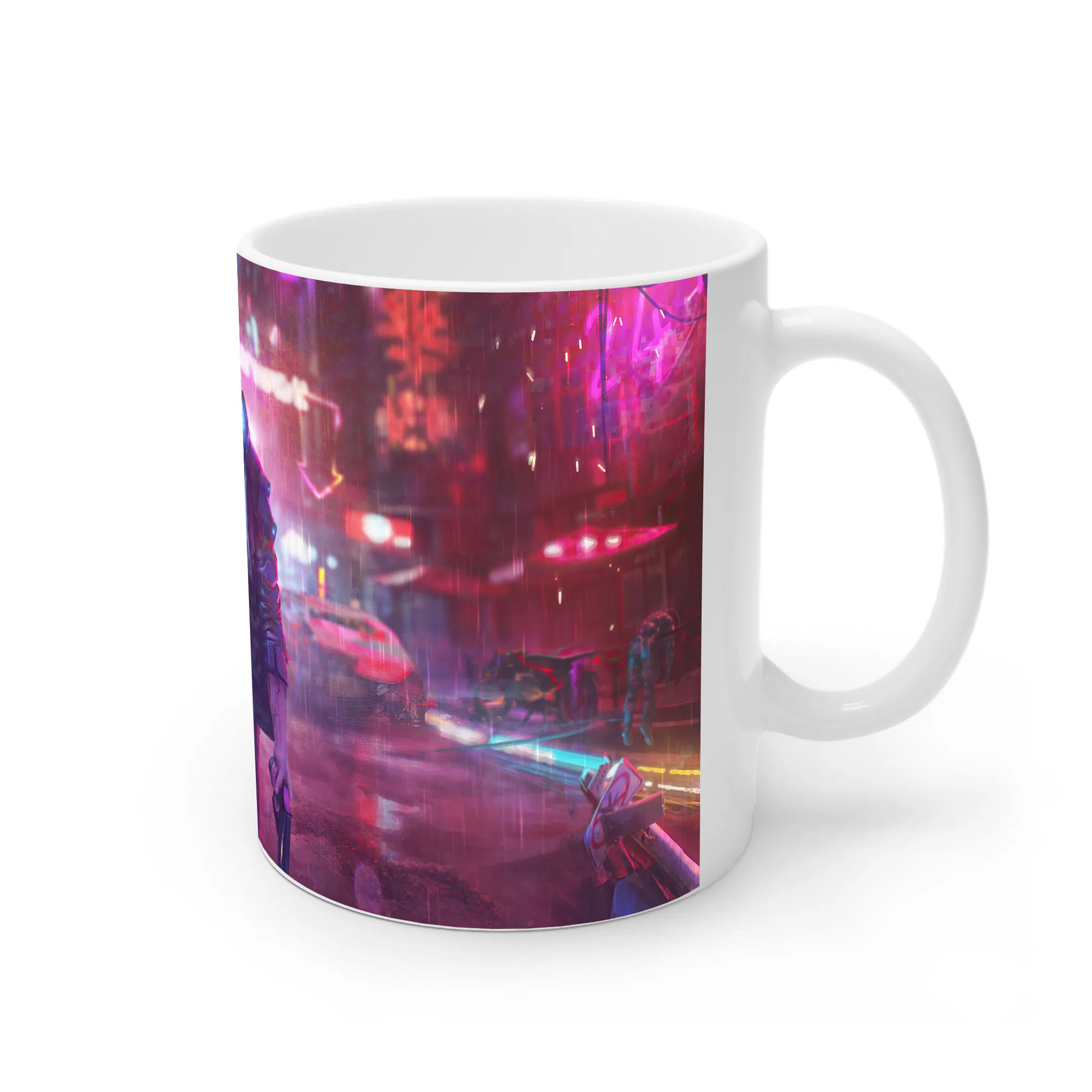 ماگ لیمینات طرح بازی سایبرپانک Cyberpunk 2077 Game کد NM6802 — تصویر 2