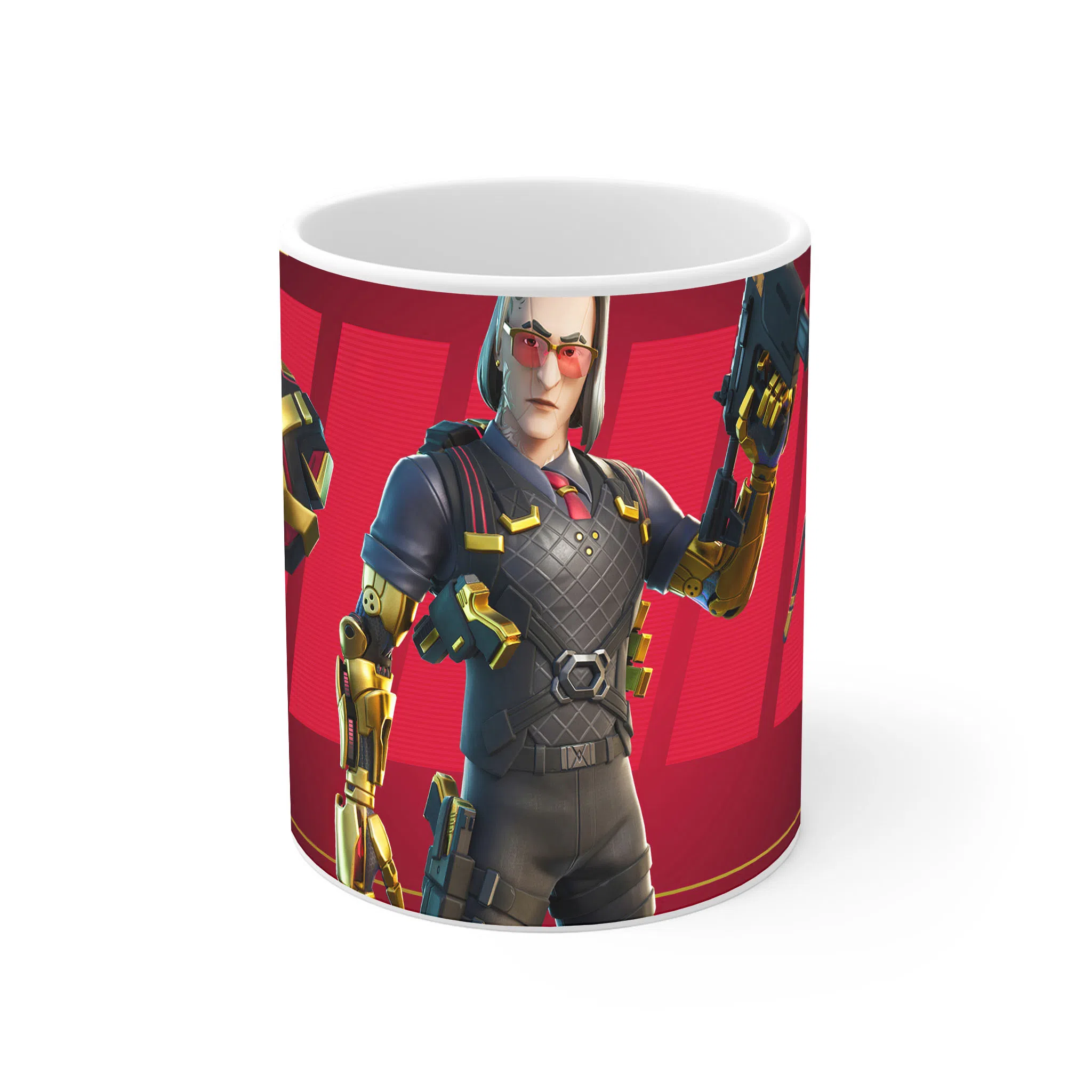 ماگ لیمینات طرح بازی فورتنایت Fortnite Game کد NM7350 — تصویر 2