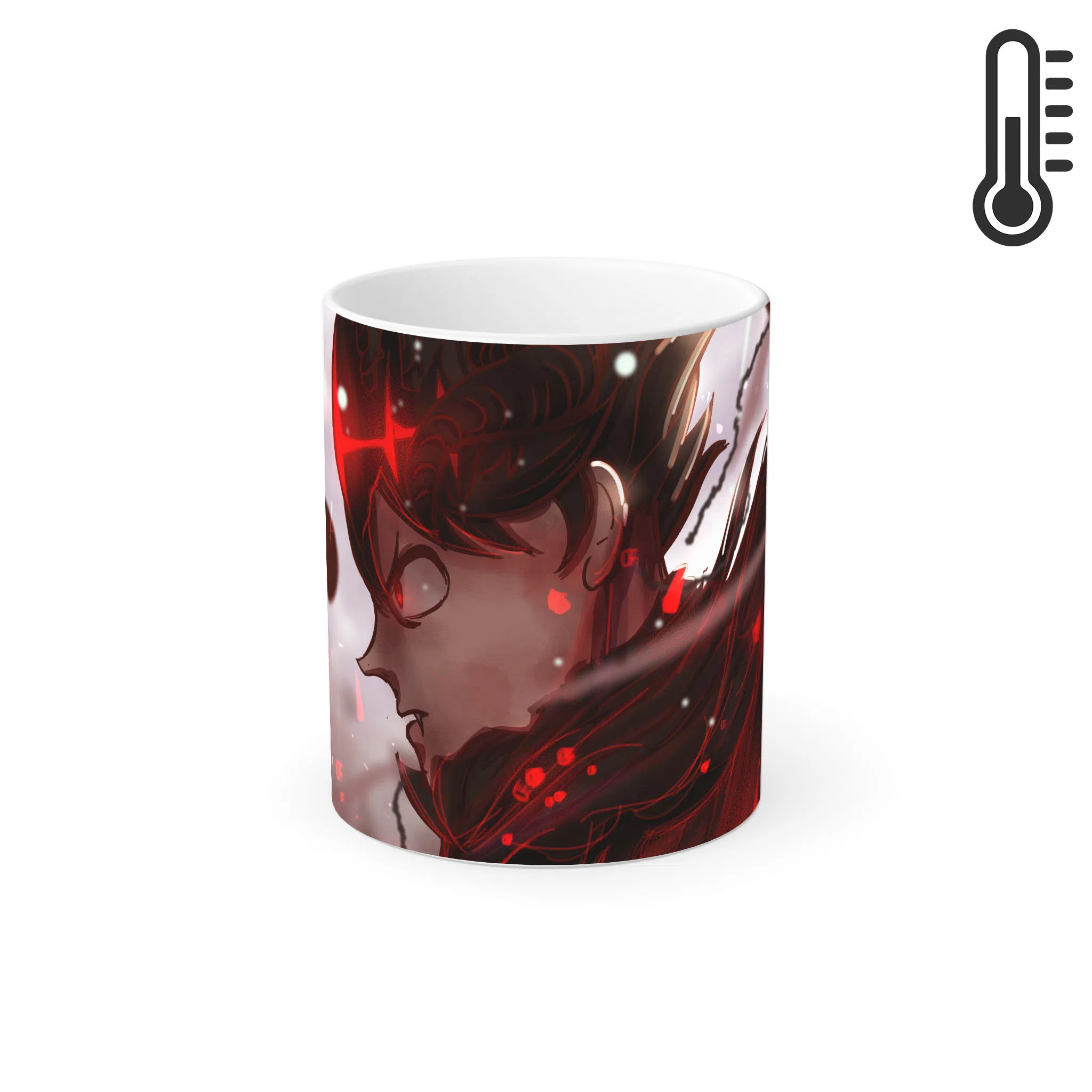 ماگ حرارتی لیمینات طرح انیمه شبدر سیاه - Black Clover کد NM0518