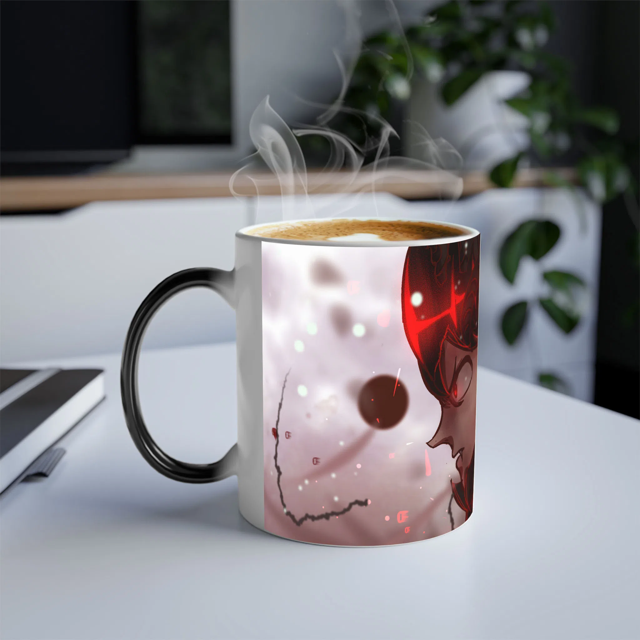 ماگ حرارتی لیمینات طرح انیمه شبدر سیاه - Black Clover کد NM0518 — تصویر 3