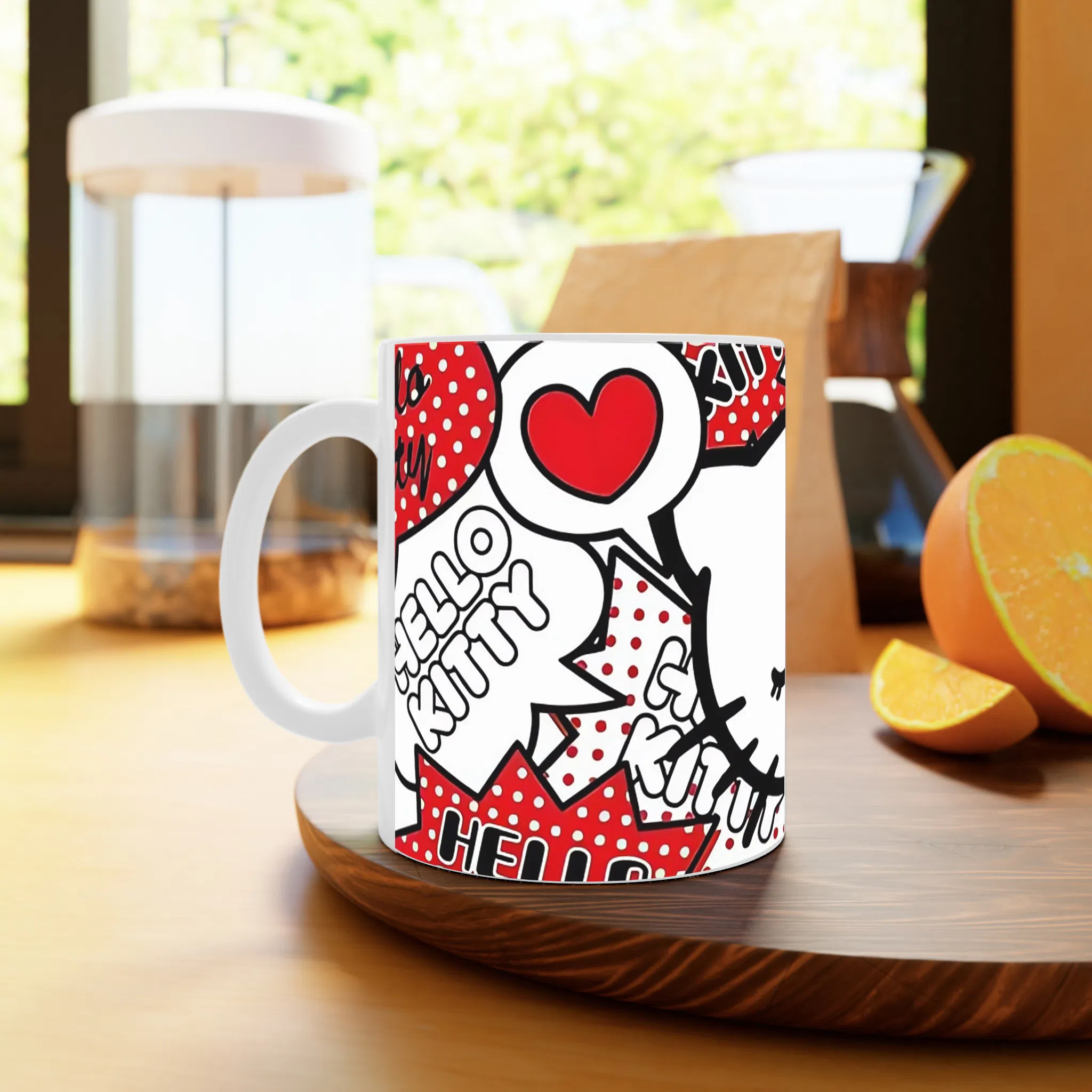 ماگ لیمینات طرح هلو کیتی Hello Kitty کد NM13440 — تصویر 3