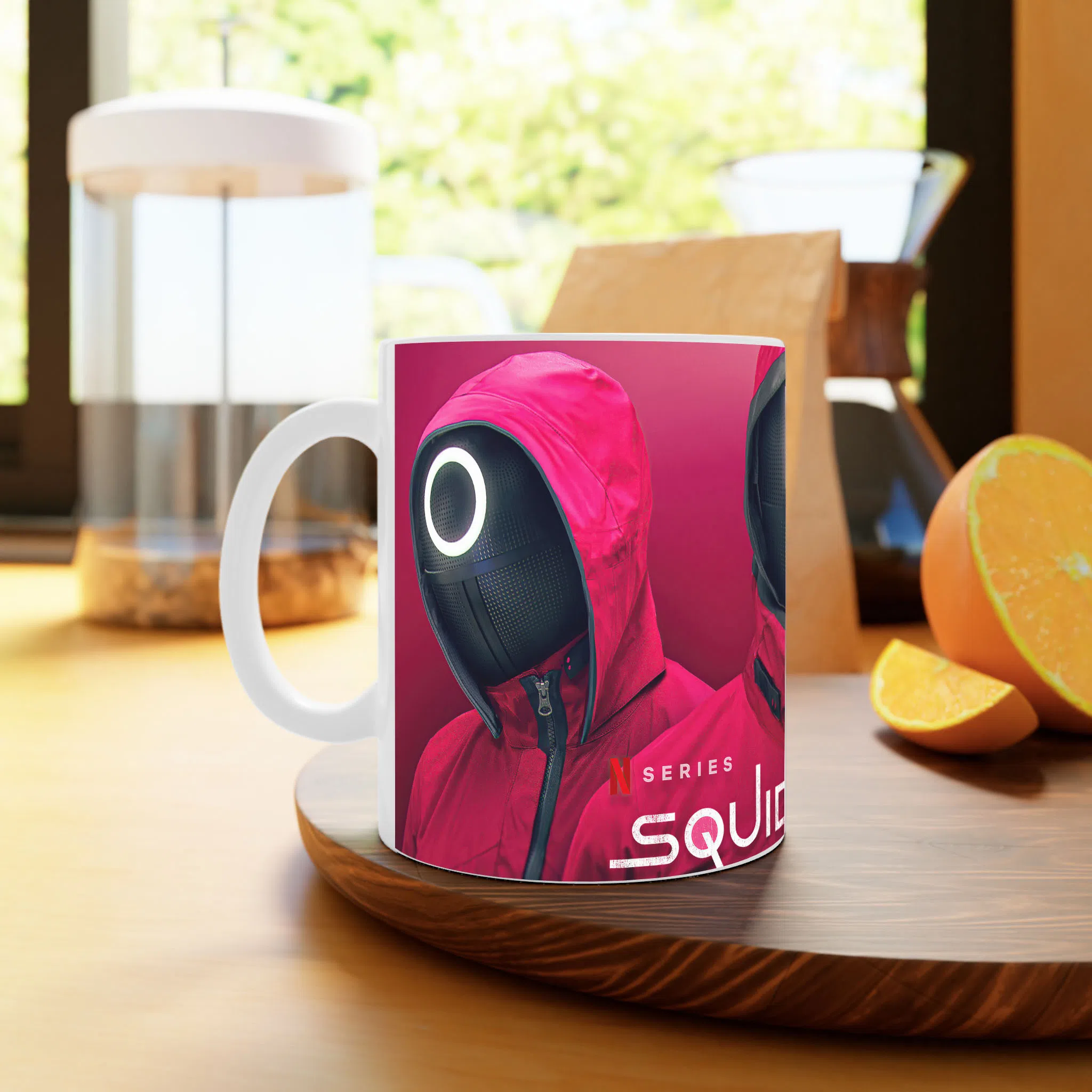 ماگ لیمینات طرح سریال بازی مرکب Squid Game کد NM5031 — تصویر 3
