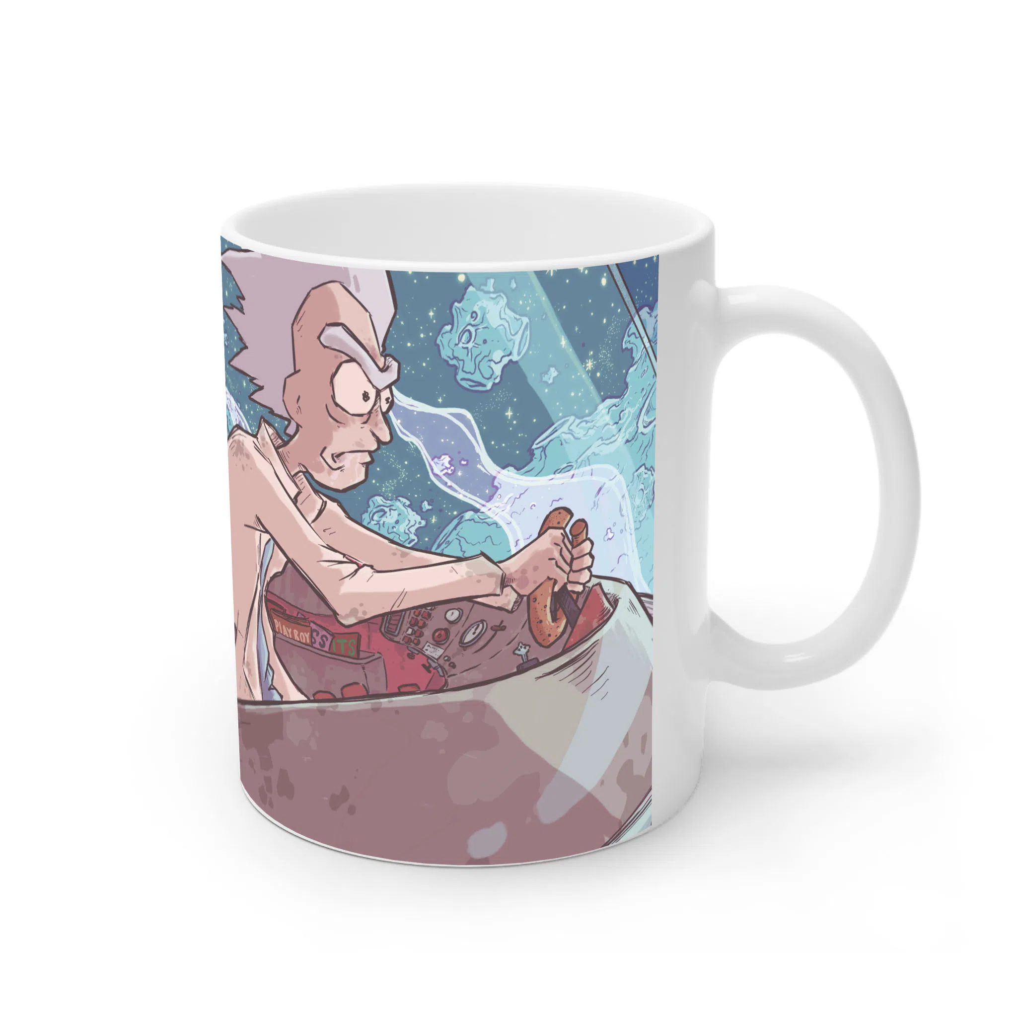 ماگ لیمینات طرح سریال ریک و مورتی Rick and Morty کد NM4889 — تصویر 3
