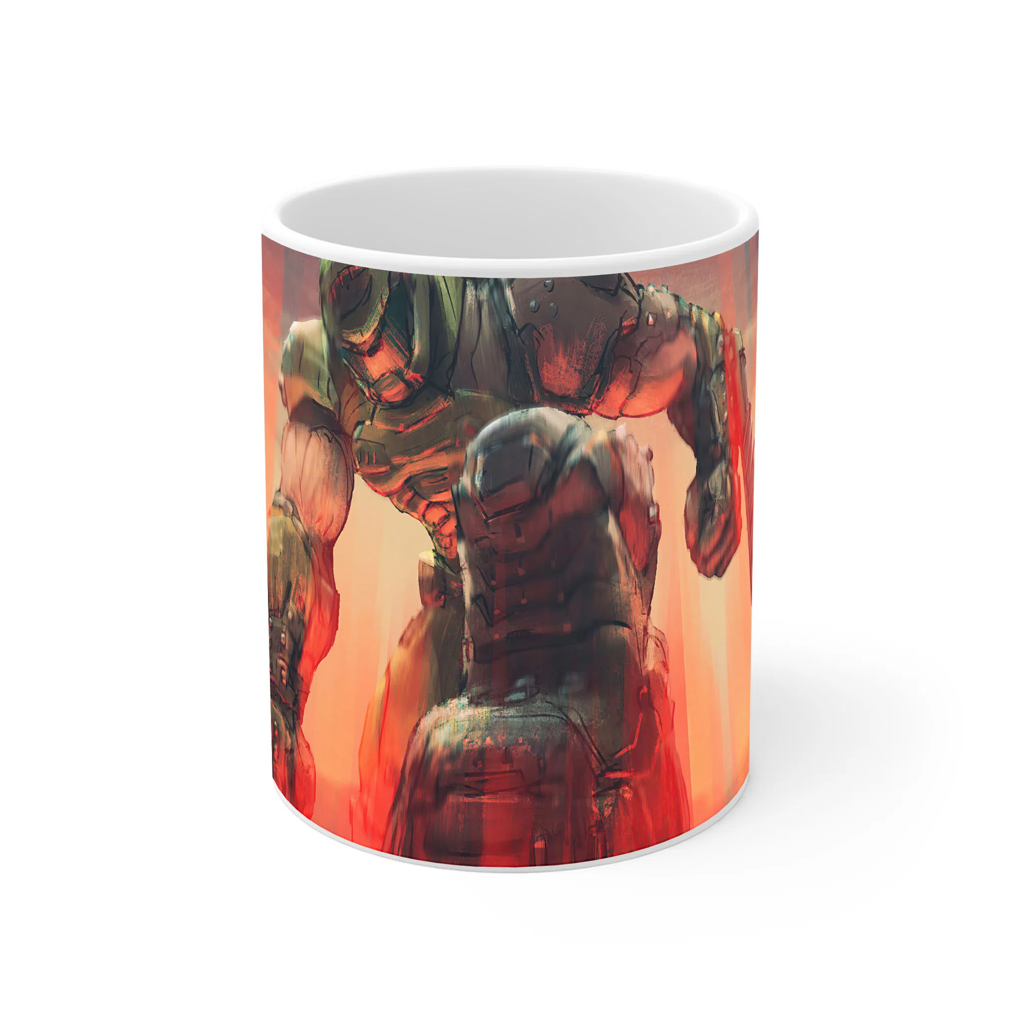 ماگ لیمینات طرح بازی دوم DOOM Game کد NM7027 — تصویر 2
