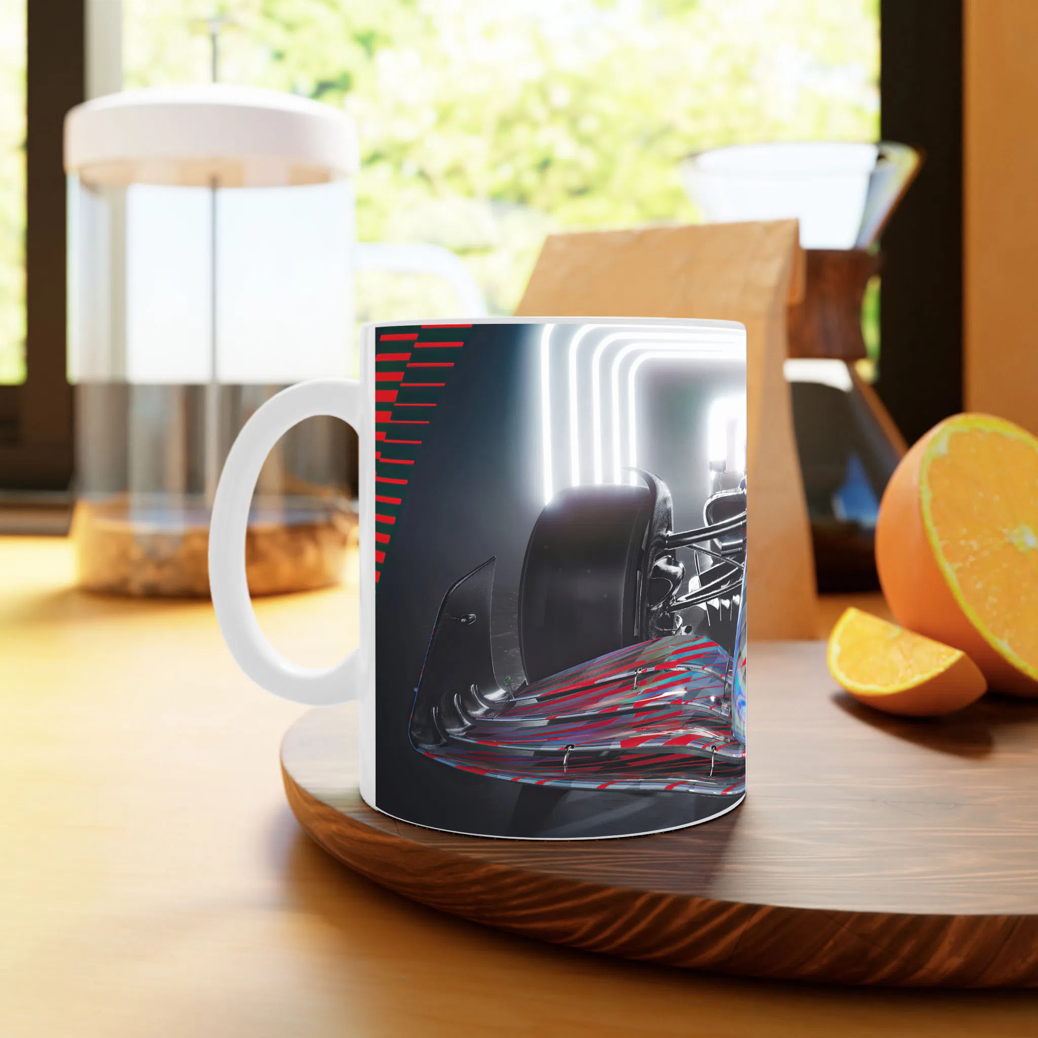 ماگ لیمینات طرح بازی F1 Game کد NM7156 — تصویر 3