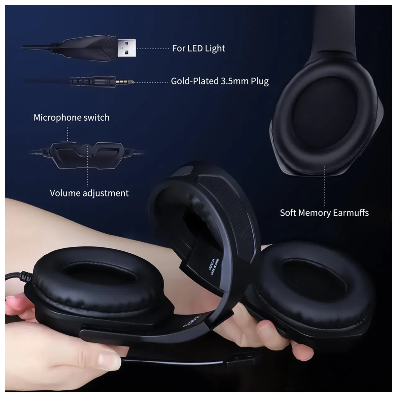 هدفون مخصوص بازی اونیکوما مدل OA-X4 — تصویر 2