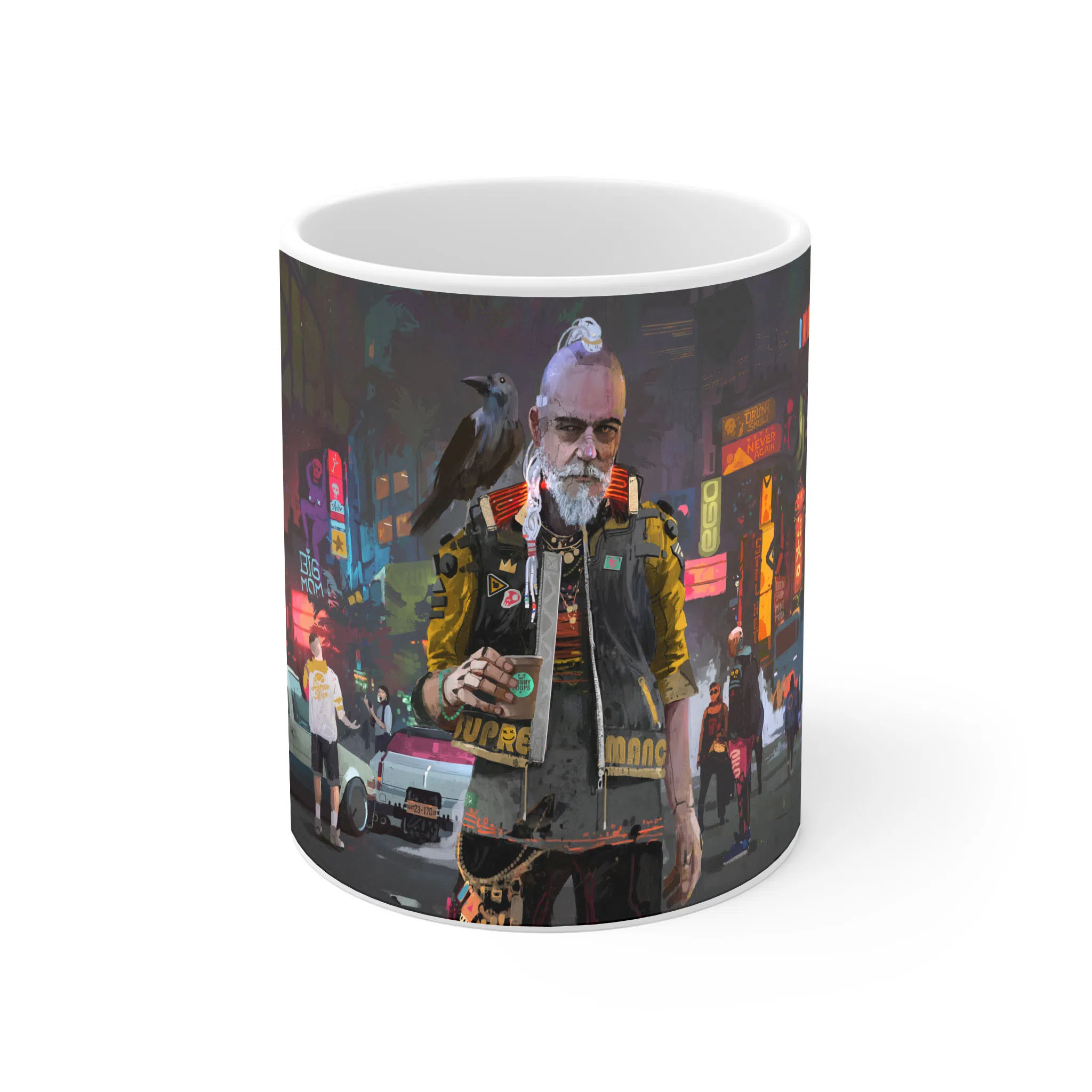 ماگ لیمینات طرح بازی سایبرپانک Cyberpunk 2077 Game کد NM6745