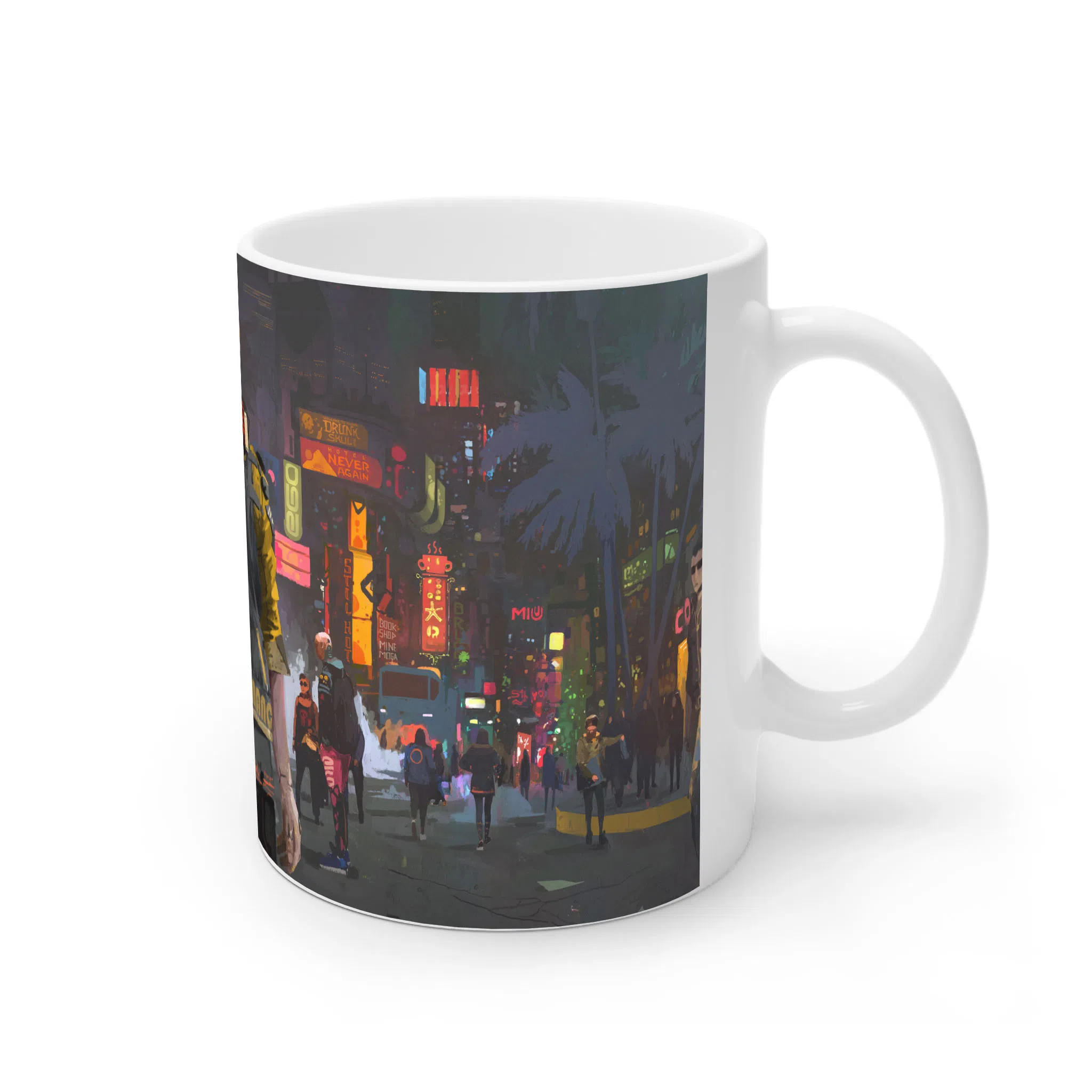ماگ لیمینات طرح بازی سایبرپانک Cyberpunk 2077 Game کد NM6745 — تصویر 2