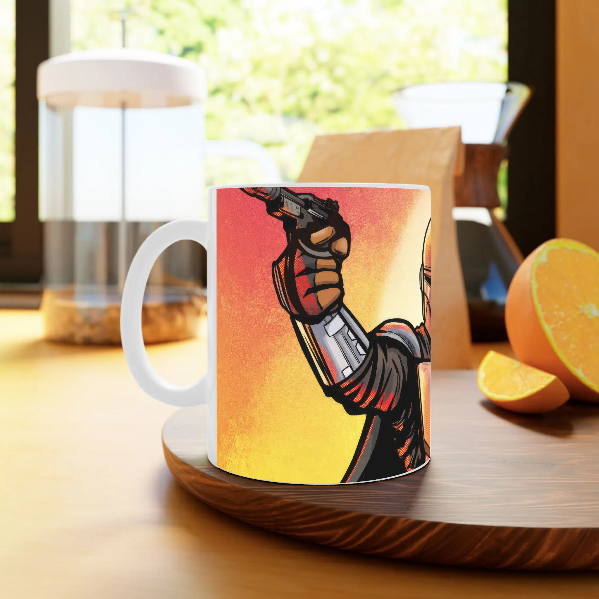ماگ لیمینات طرح بازی The Mandalorian Game کد NM10061 — تصویر 2