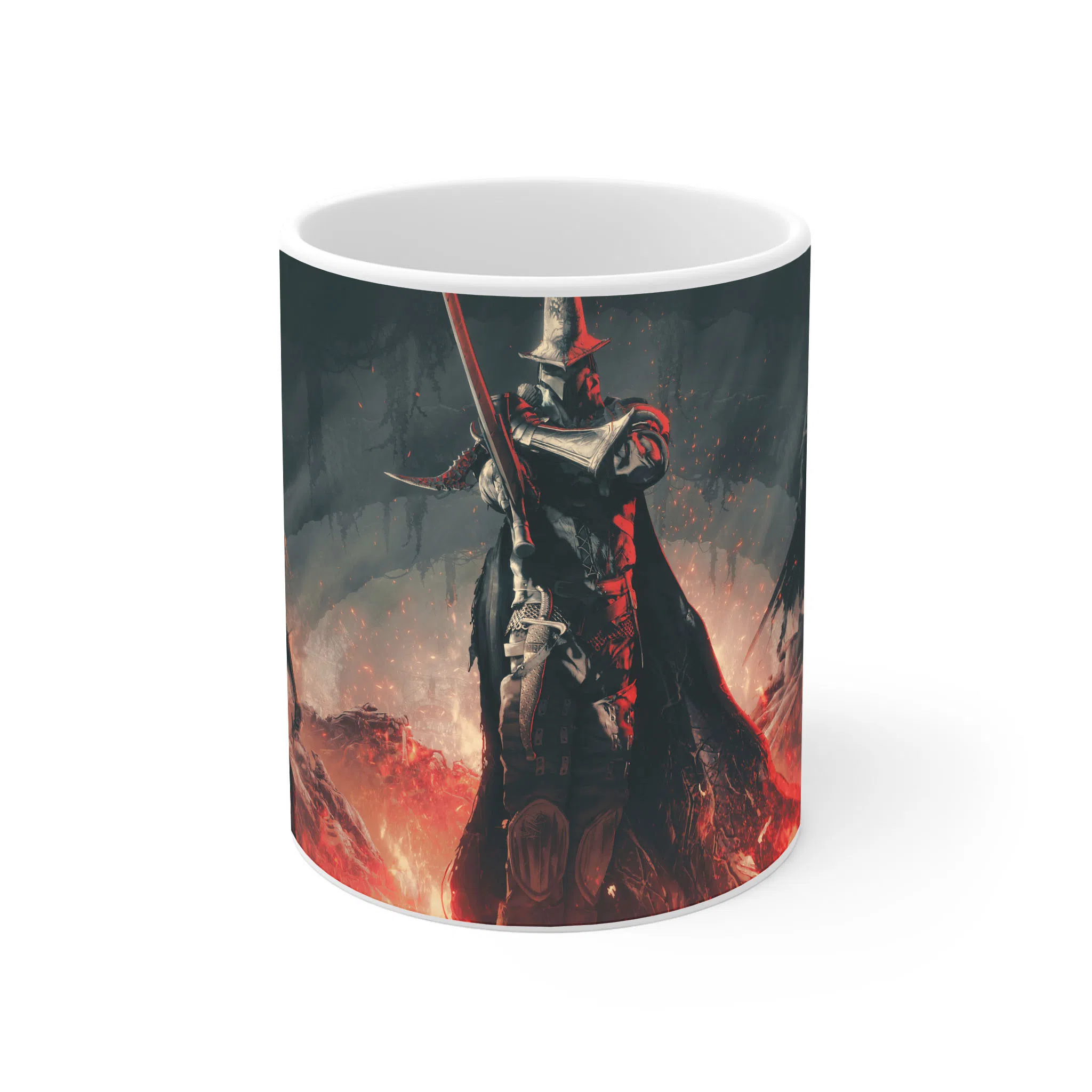 ماگ لیمینات طرح بازی Dark Souls Game کد NM6805 — تصویر 2