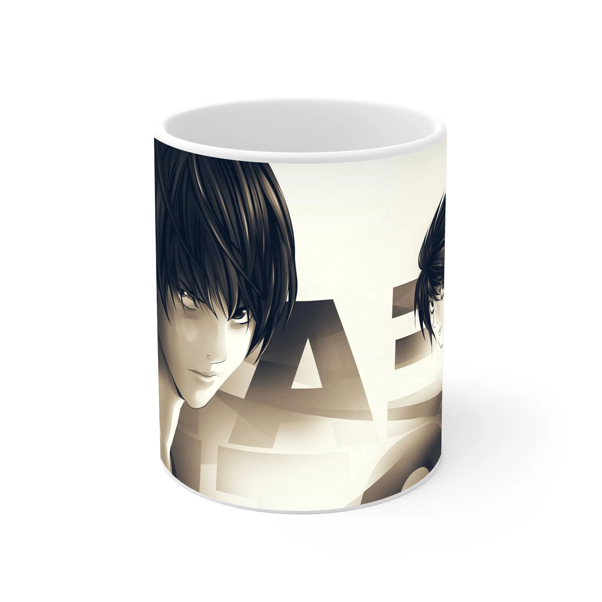 ماگ لیمینات طرح انیمه دفترچه مرگ - Death Note کد NM0605 — تصویر 2