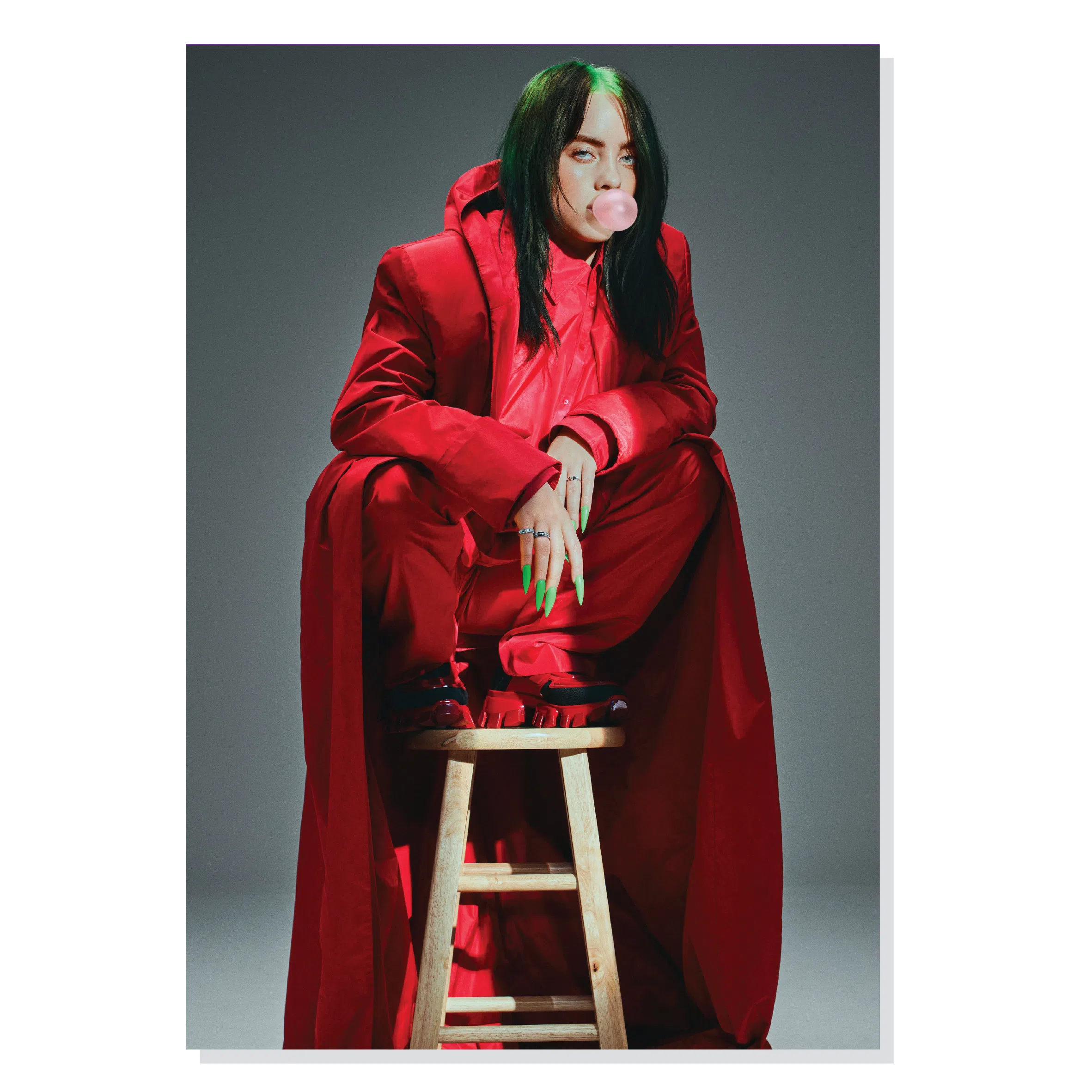 پوسترطرح بیلی آیلیش Billie Eilish مدل NV0964