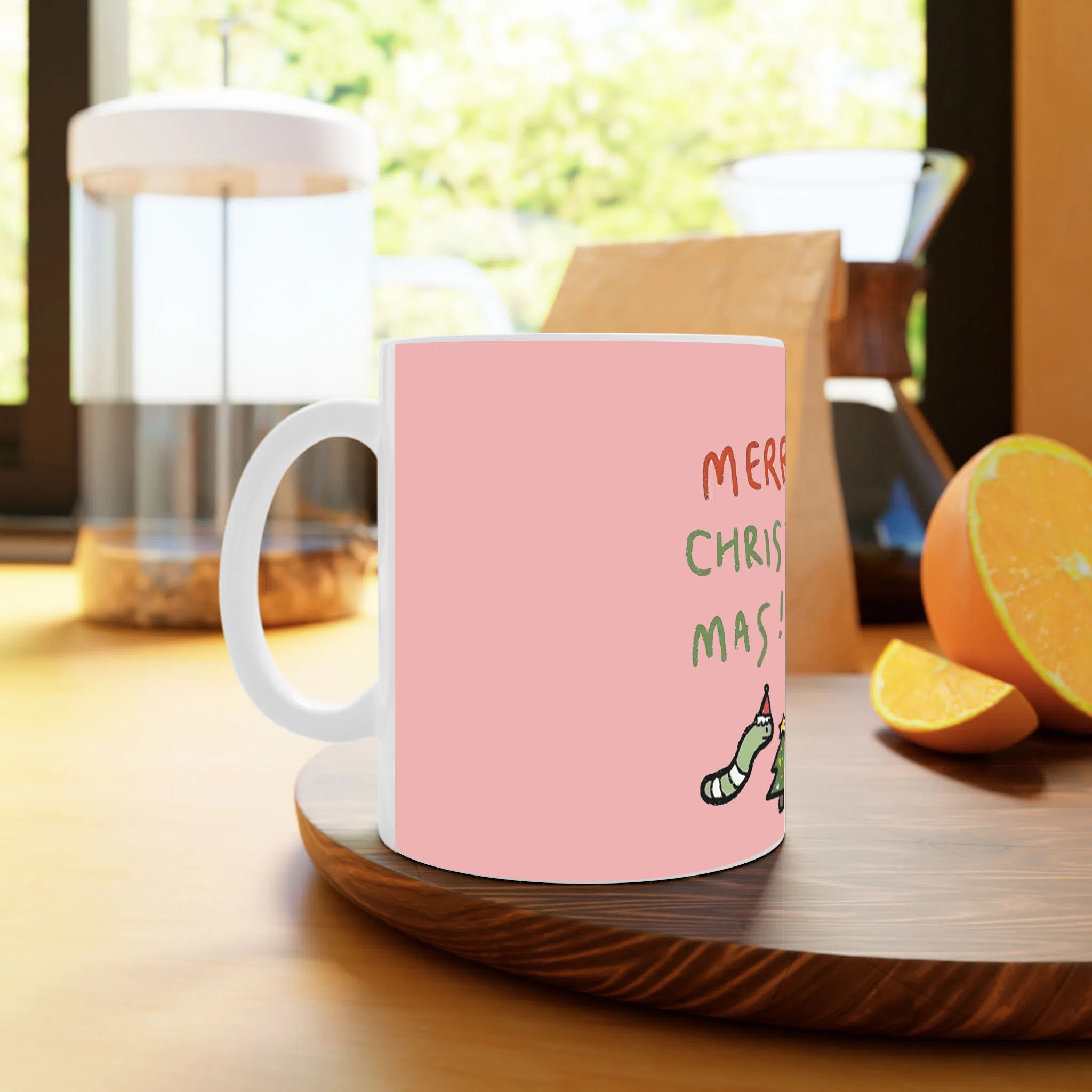 ماگ لیمینات طرح کریمس مبارک کد NM14253 — تصویر 3
