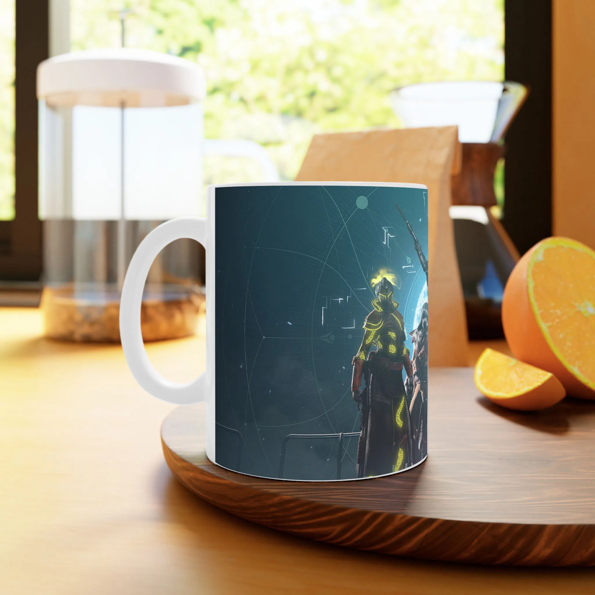 ماگ لیمینات طرح بازی سرنوشت Destiny Game کد NM6897 — تصویر 2