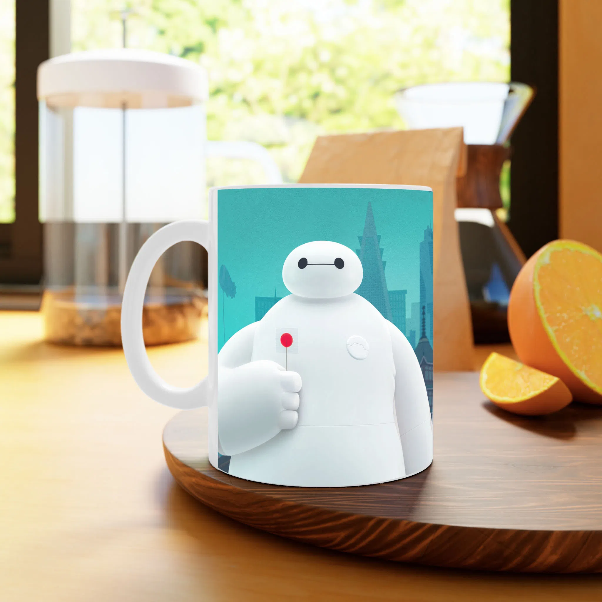 ماگ لیمینات طرح سریال Baymax کد NM3848 — تصویر 3