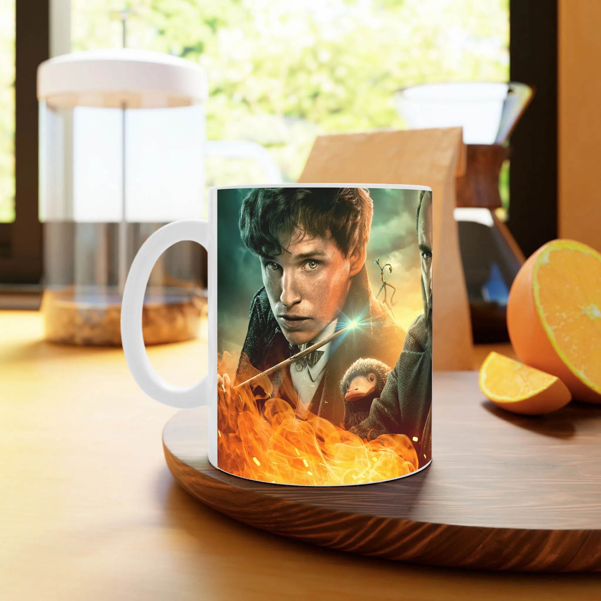 ماگ لیمینات طرح فیلم جانوران شگفت انگیز Fantastic Beasts کد NM11340 — تصویر 2