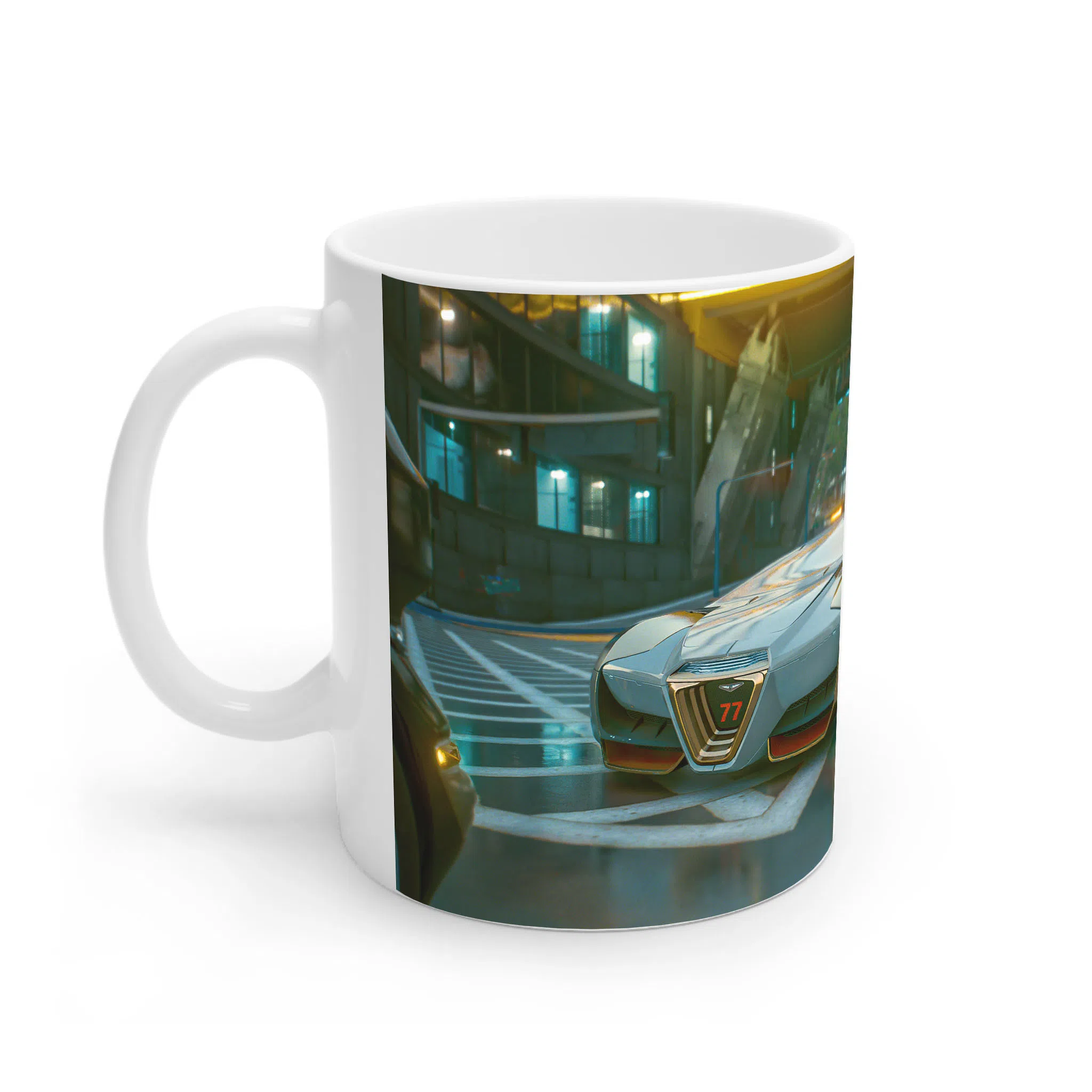 ماگ لیمینات طرح بازی سایبرپانک Cyberpunk 2077 Game کد NM6616