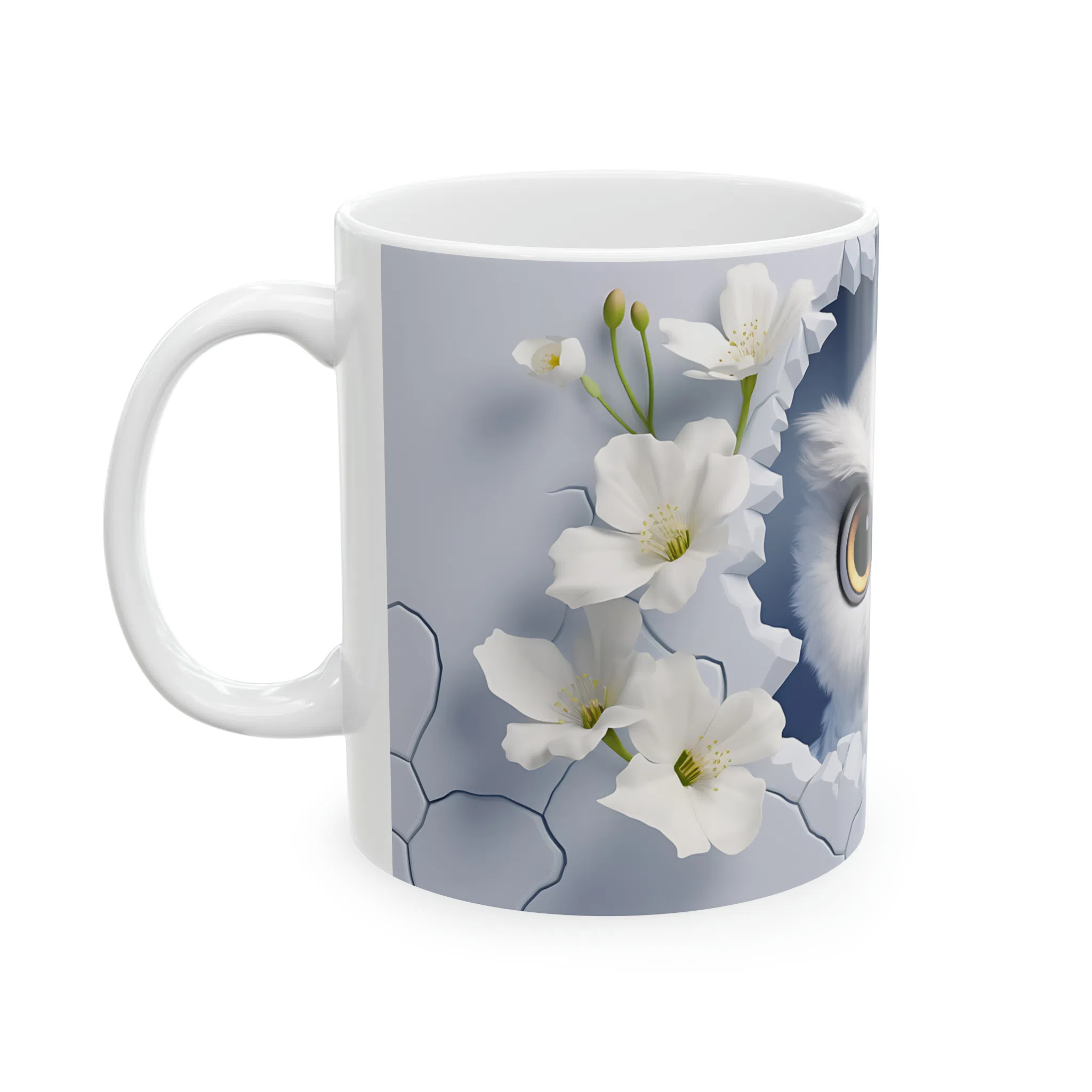 ماگ طرح سه بعدی حیوانات جغد owl مدل NM3187 — تصویر 2