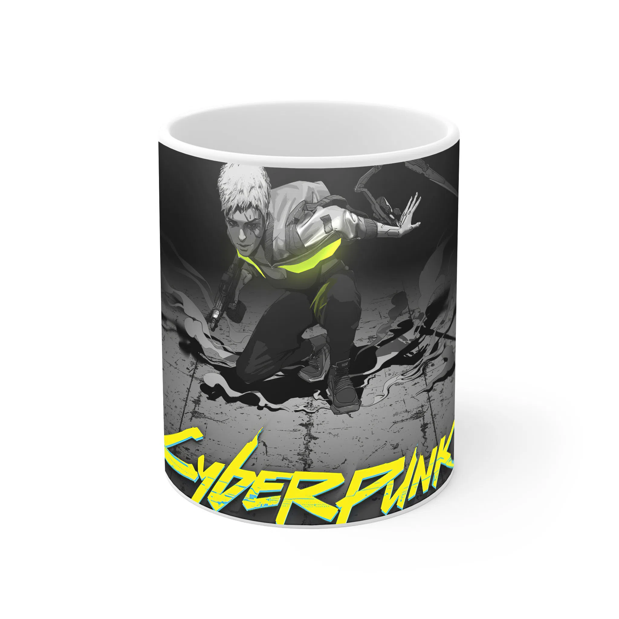 ماگ لیمینات طرح بازی سایبرپانک Cyberpunk 2077 Game کد NM6545 — تصویر 3