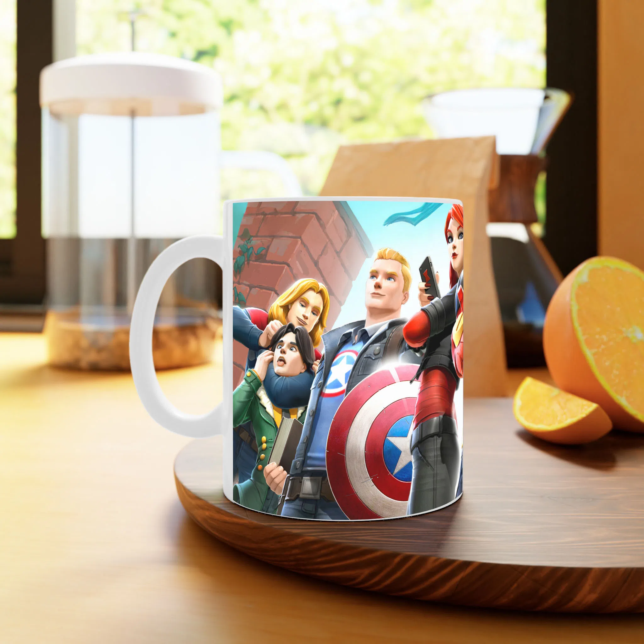 ماگ لیمینات طرح بازی Marvels Avengers Game کد NM8312 — تصویر 3