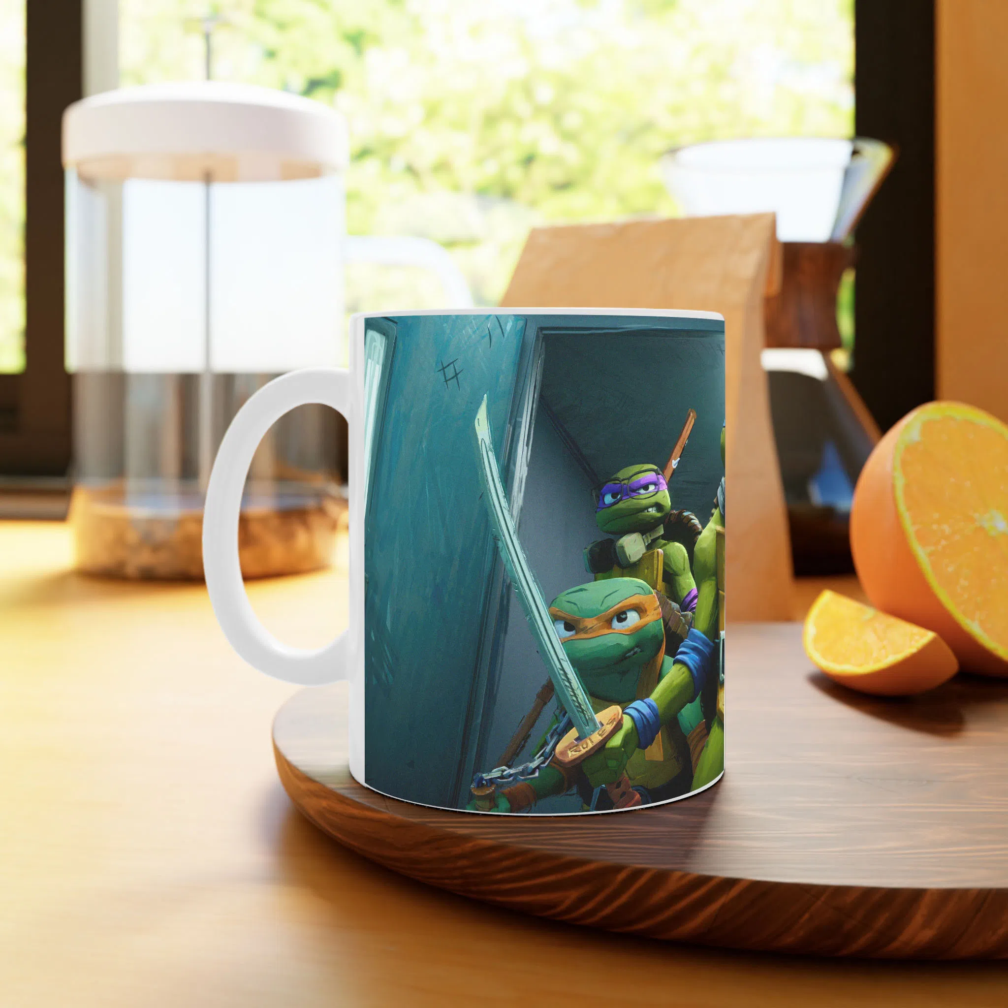 ماگ لیمینات طرح فیلم لاکپشت های نینجا Ninja Turtles کد NM12062 — تصویر 3