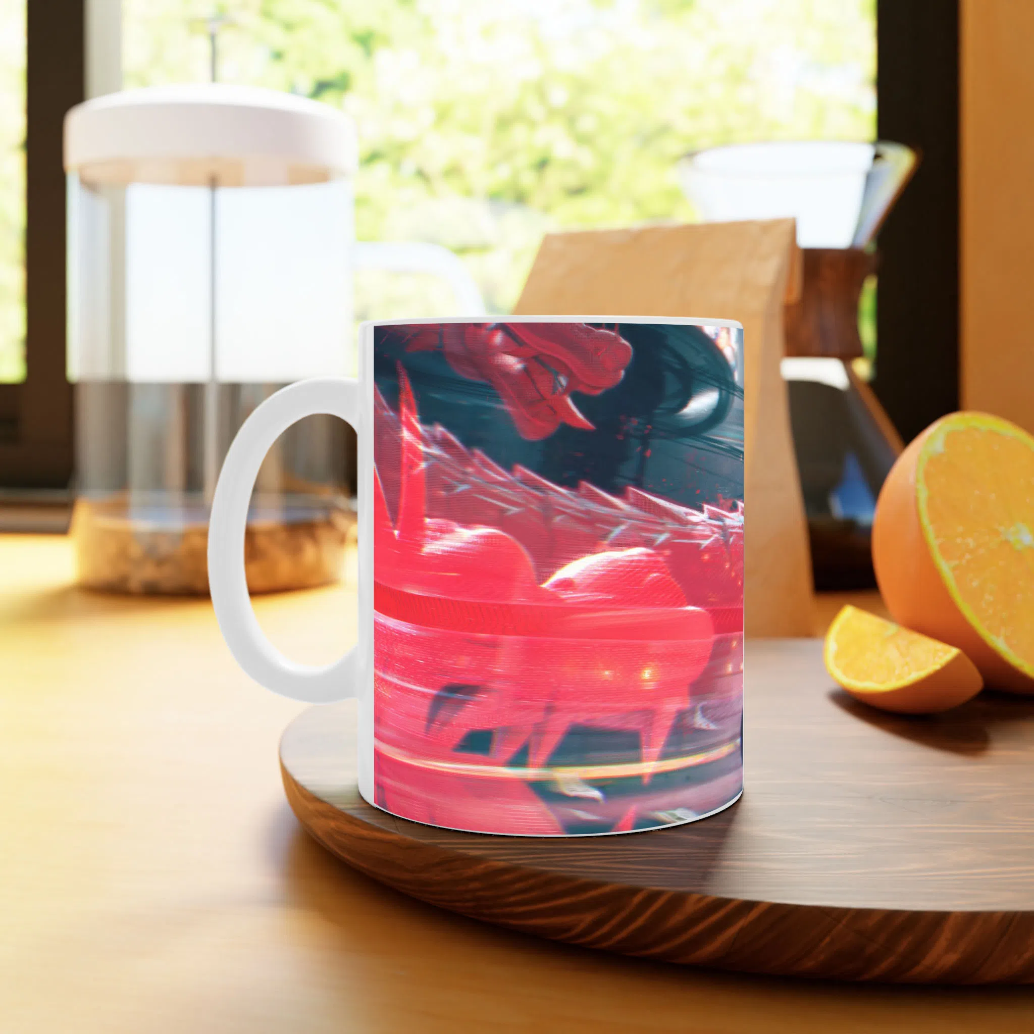 ماگ لیمینات طرح بازی سایبرپانک Cyberpunk 2077 Game کد NM6588 — تصویر 2