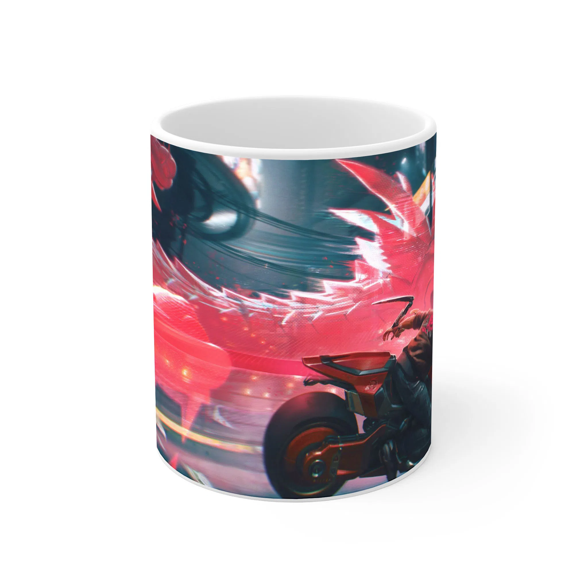 ماگ لیمینات طرح بازی سایبرپانک Cyberpunk 2077 Game کد NM6588 — تصویر 4
