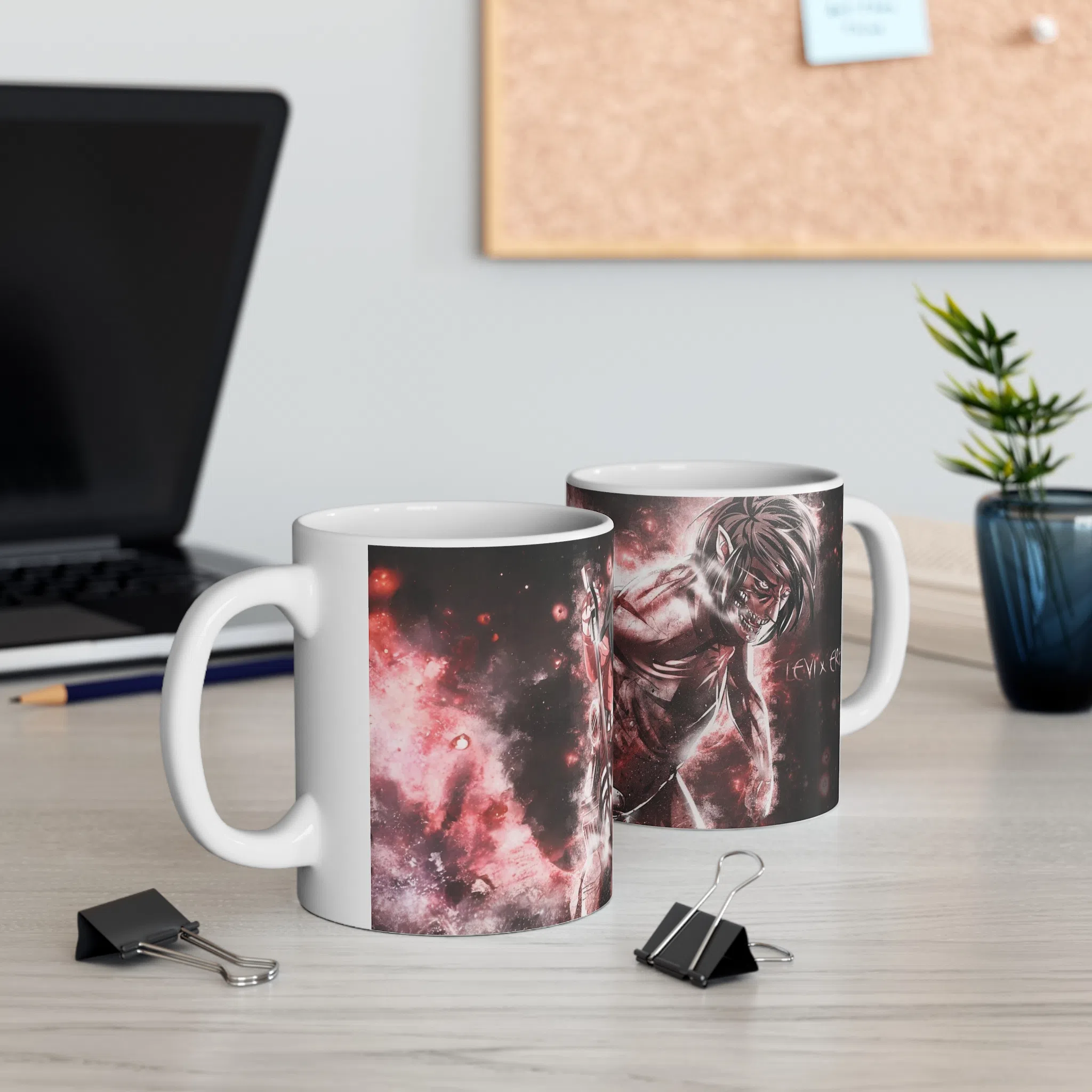 ماگ طرح انیمه اتک ان تایتان Attack on the Titan مدل NM2561 — تصویر 3