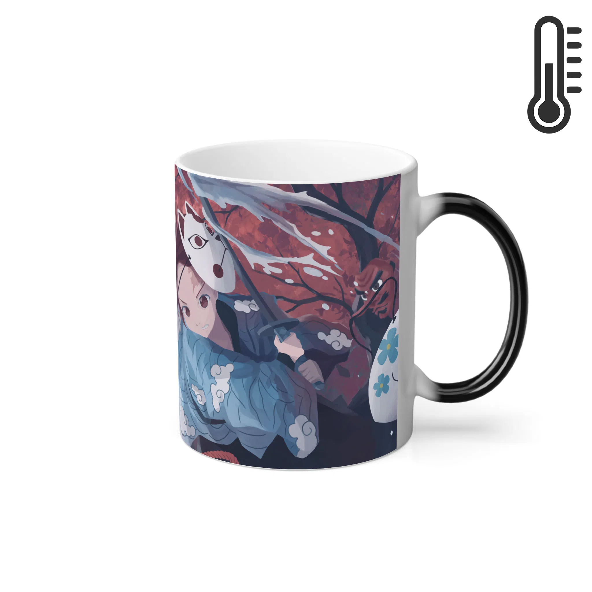 ماگ حرارتی لیمینات طرح انیمه شیطان کش تانجیرو Tanjiro Kimetsu no Yaiba Demon Slayer کد NM0673 — تصویر 2