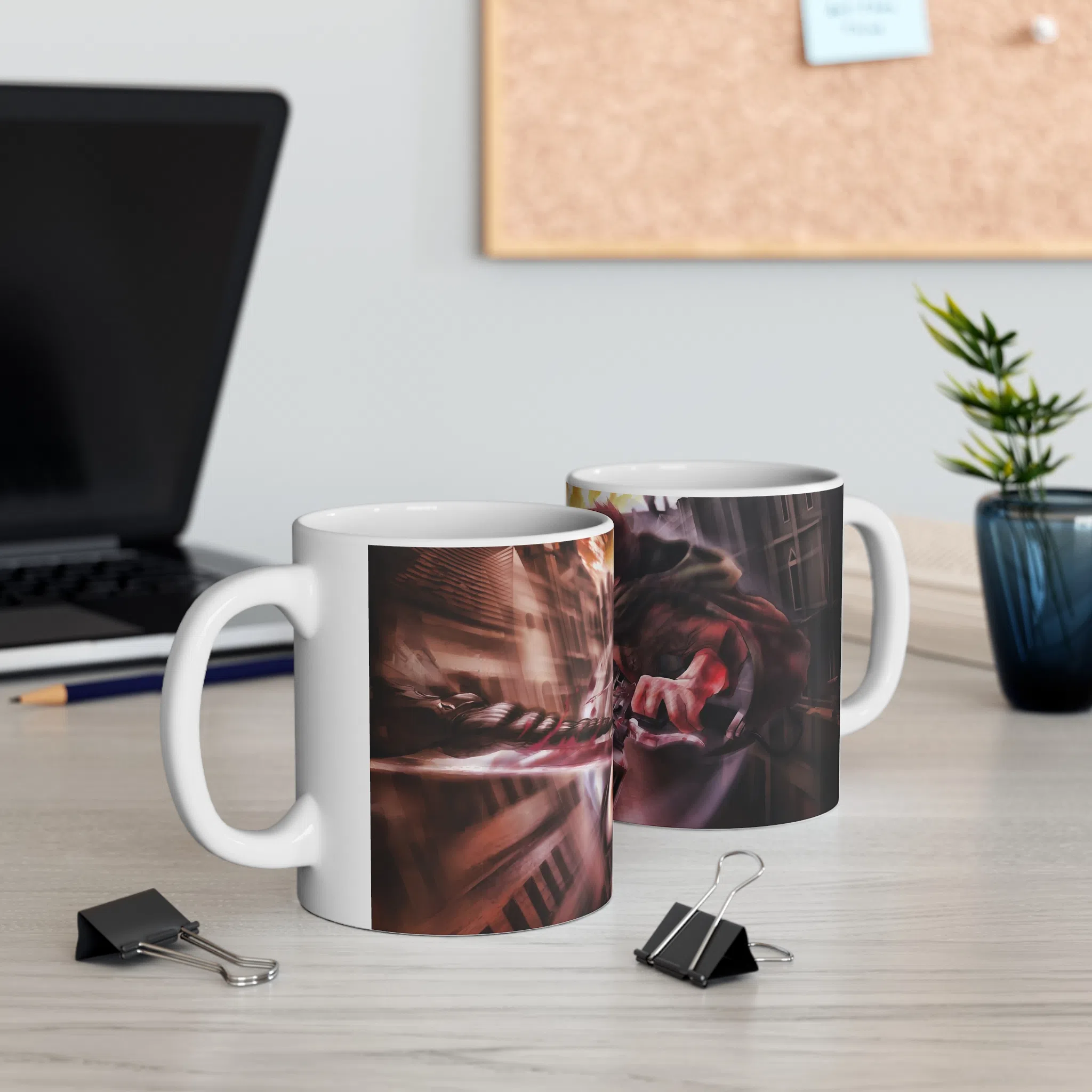 ماگ طرح انیمه اتک ان تایتان Attack on the Titan مدل NM2618 — تصویر 3