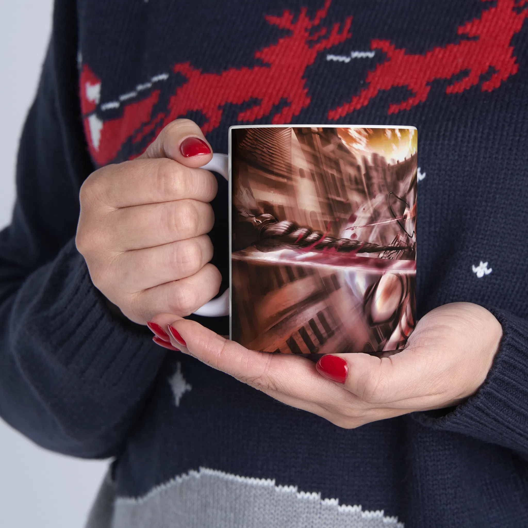 ماگ طرح انیمه اتک ان تایتان Attack on the Titan مدل NM2618 — تصویر 6