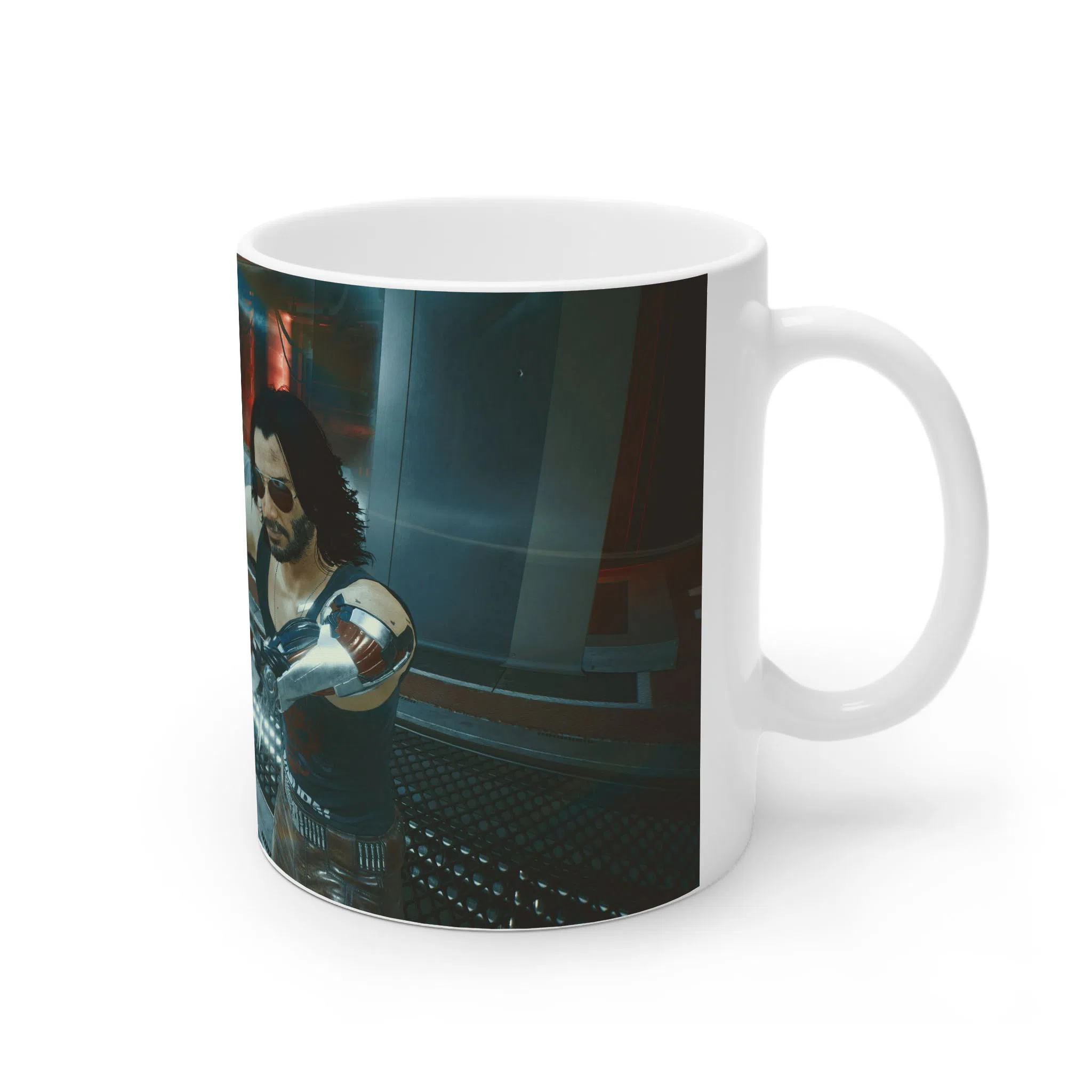 ماگ لیمینات طرح بازی سایبرپانک Cyberpunk 2077 Game کد NM6523 — تصویر 3