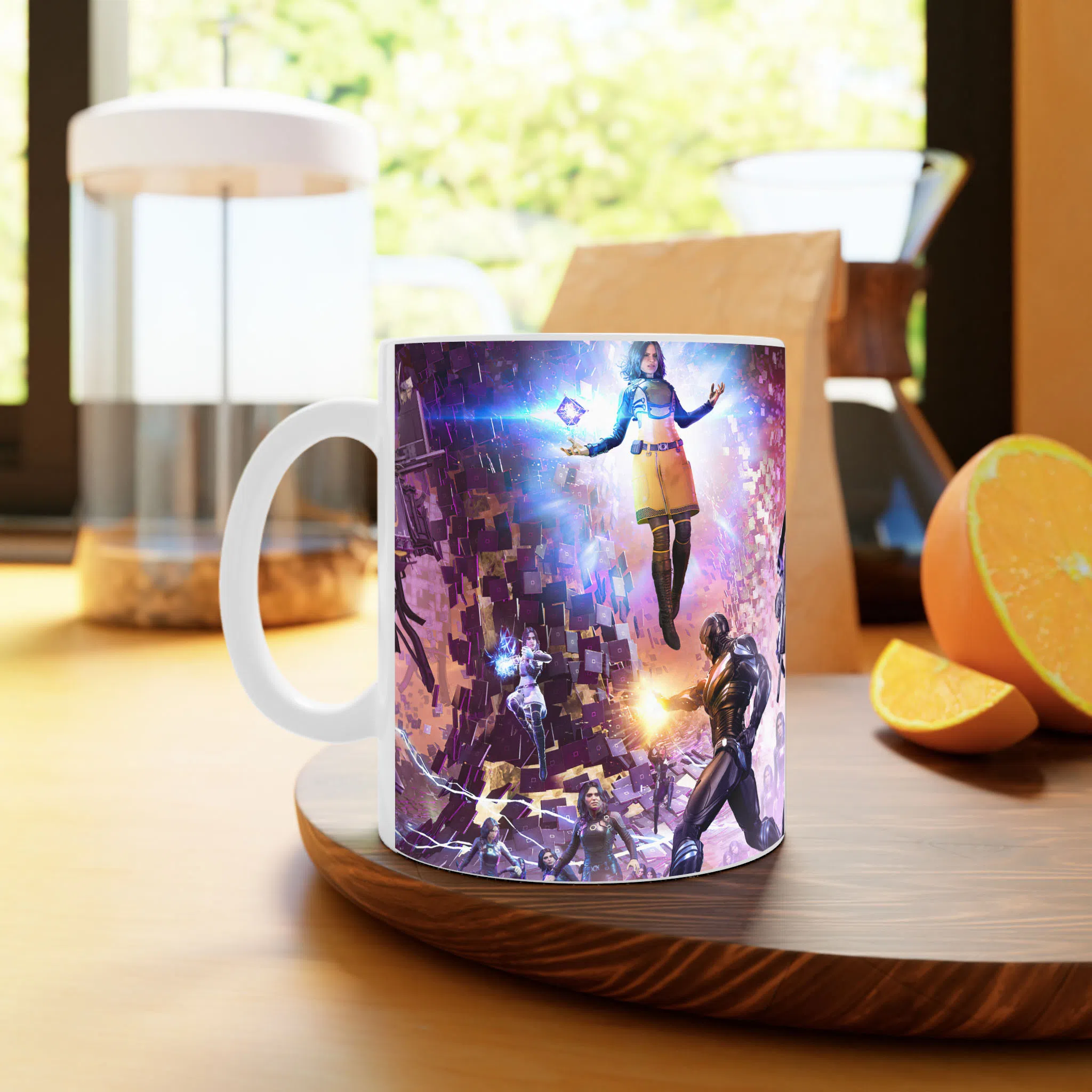 ماگ لیمینات طرح بازی Marvels Avengers Game کد NM8320 — تصویر 3