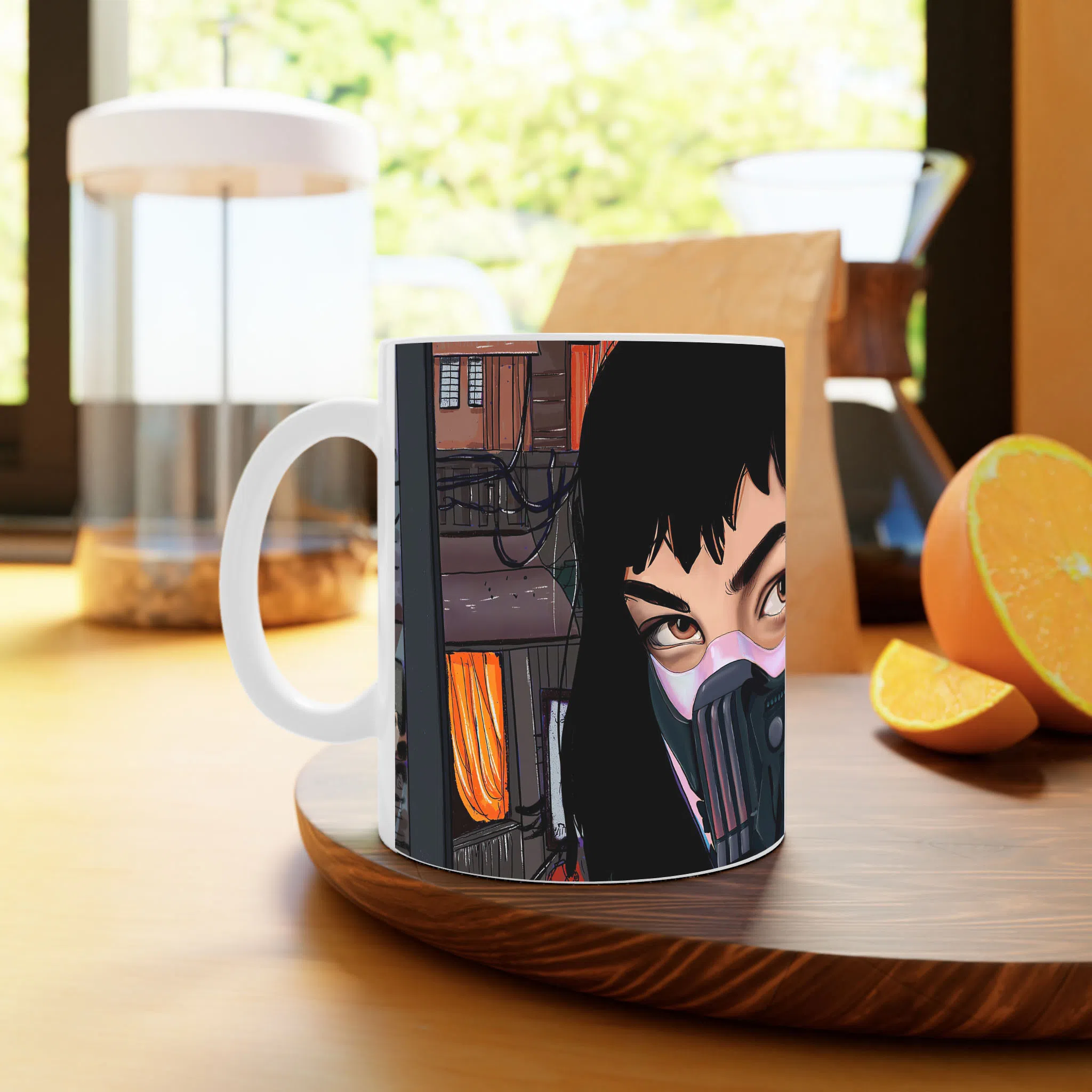 ماگ لیمینات طرح سریال خانه کاغذی Money Heist کد NM4662 — تصویر 2