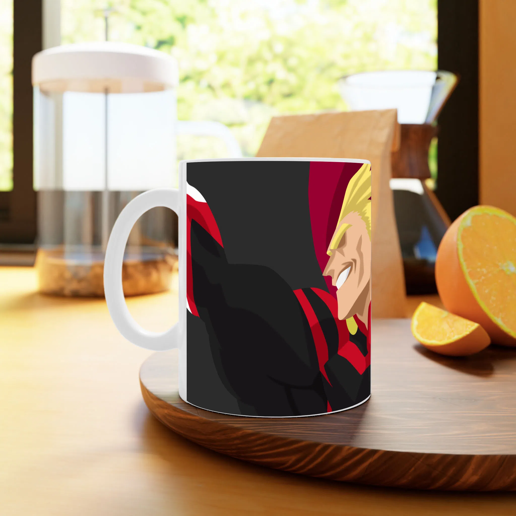 ماگ لیمینات طرح انیمه My Hero Academia Allmight کد NM0988 — تصویر 3