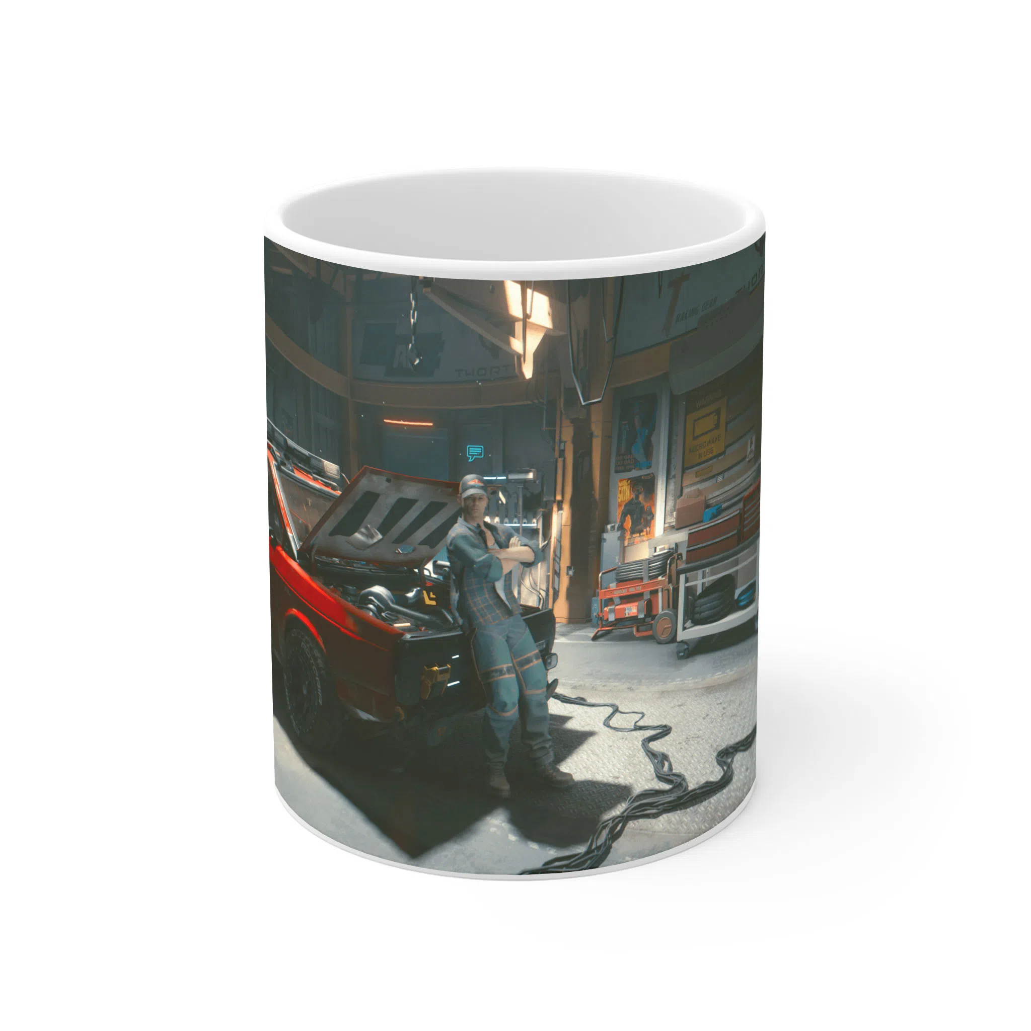 ماگ لیمینات طرح بازی سایبرپانک Cyberpunk 2077 Game کد NM6607