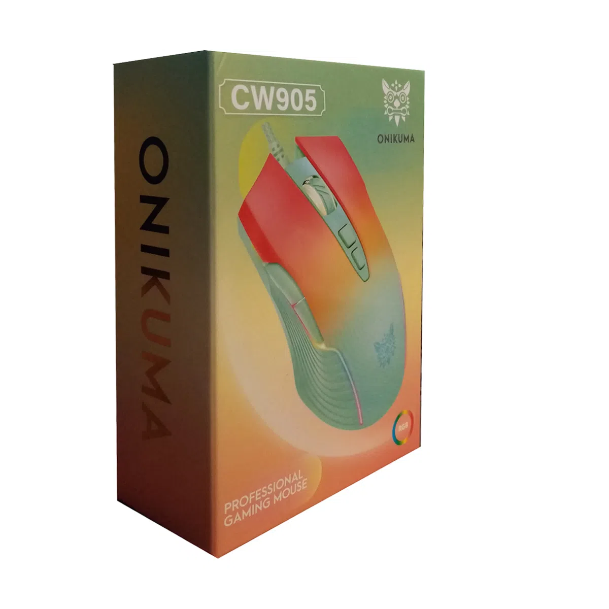 ماوس مخصوص بازی اونیکوما طرح رنگین کمانی مدل CW905 Rainbow — تصویر 4