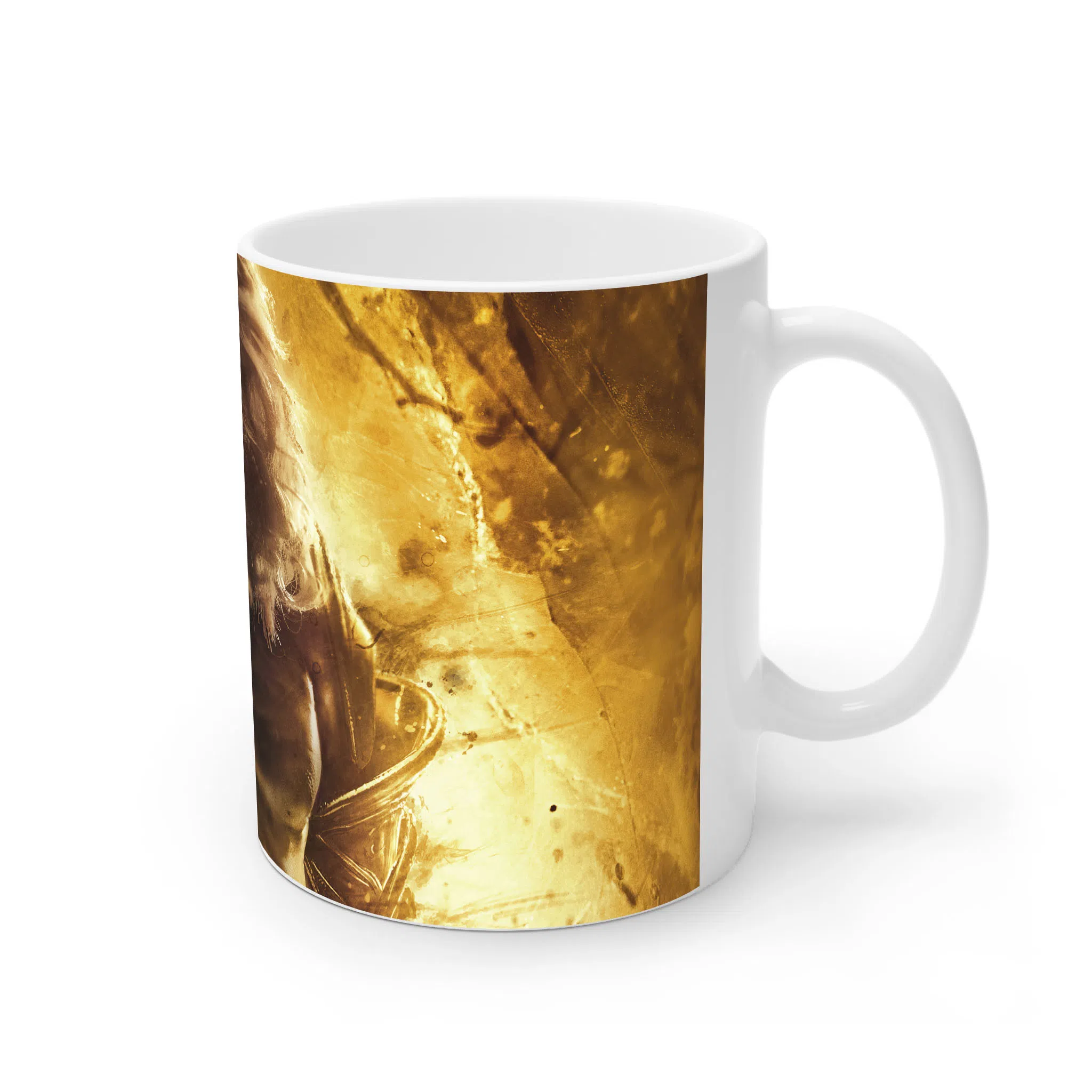 ماگ لیمینات طرح بازی خدای جنگ گاد آف وار God of War Kratos Game کد NM7763 — تصویر 2
