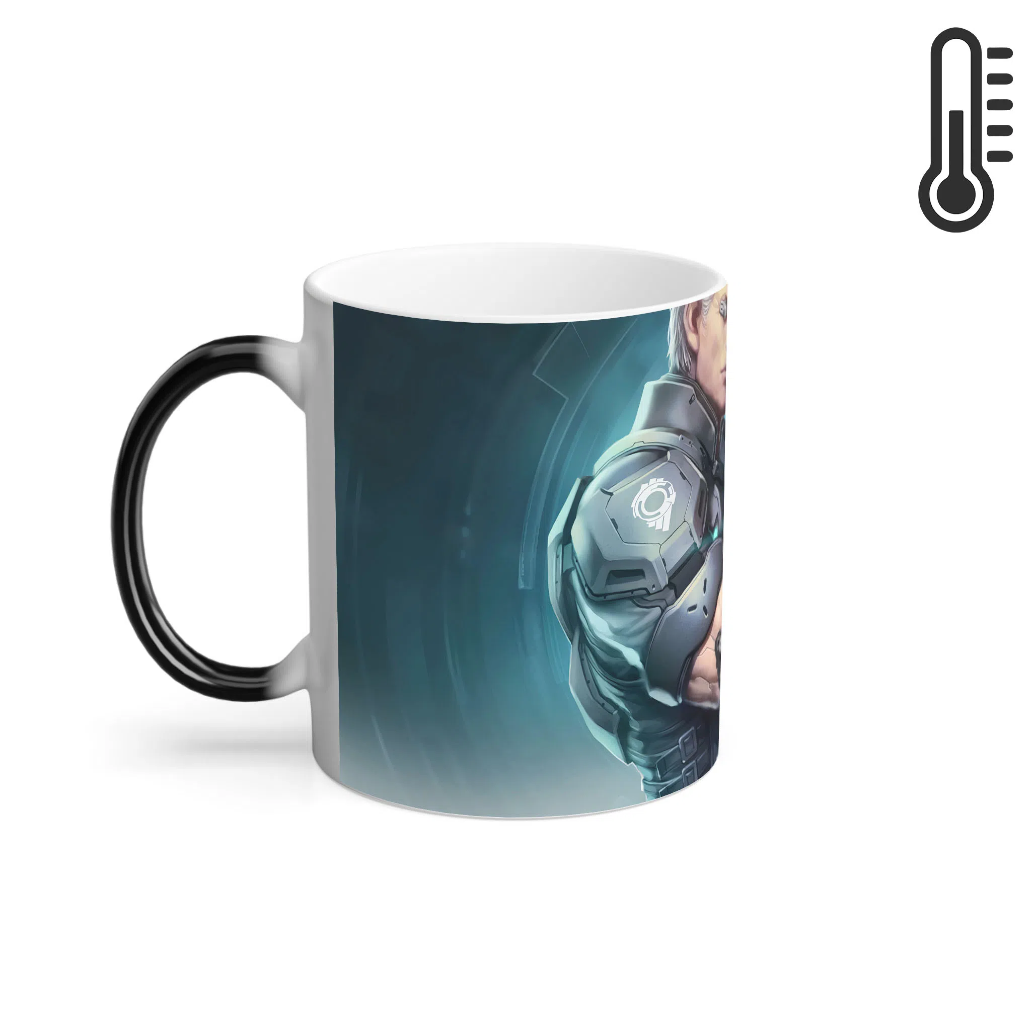 ماگ حرارتی لیمینات طرح انیمه Ghost in the Shell کد NM0838 — تصویر 2