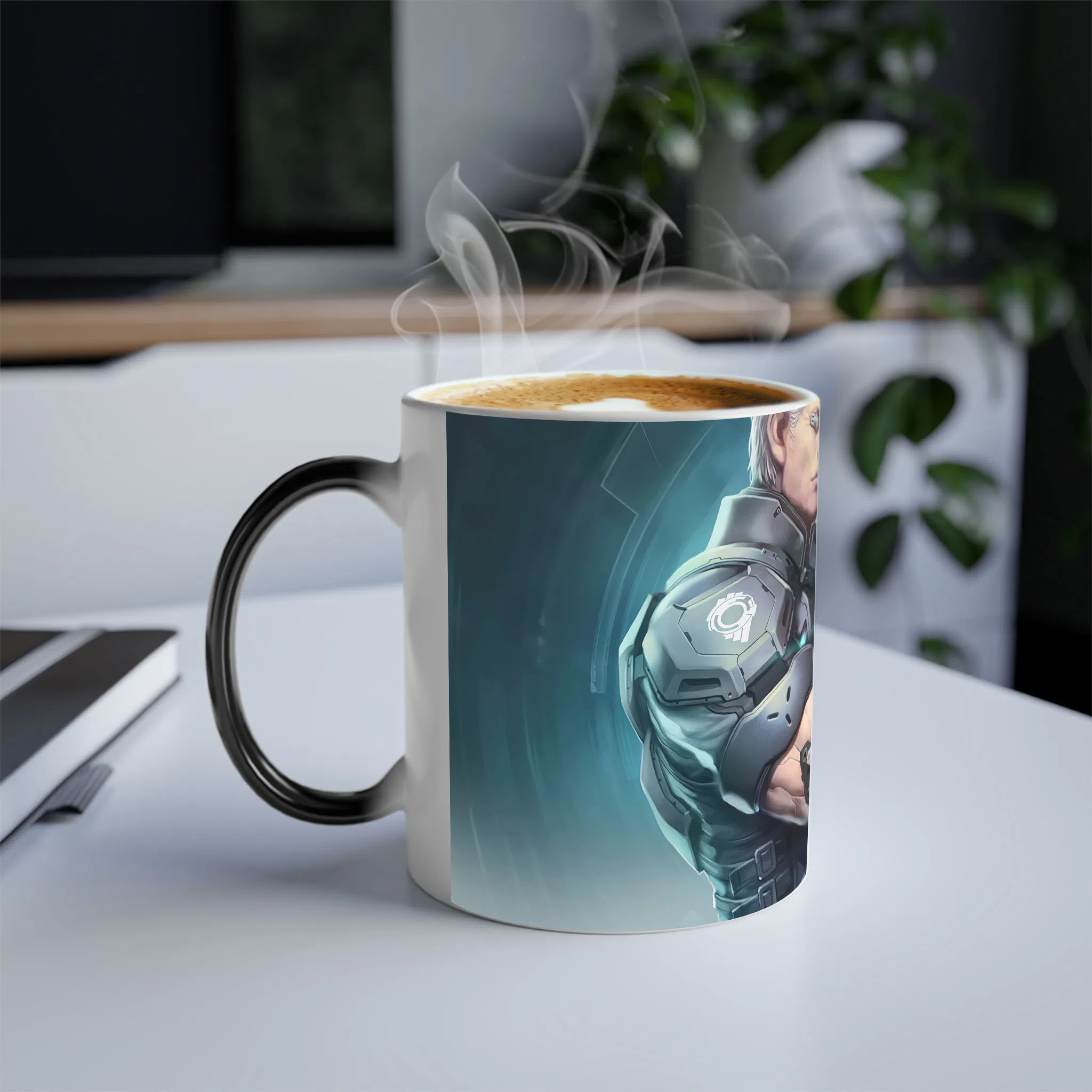 ماگ حرارتی لیمینات طرح انیمه Ghost in the Shell کد NM0838 — تصویر 3